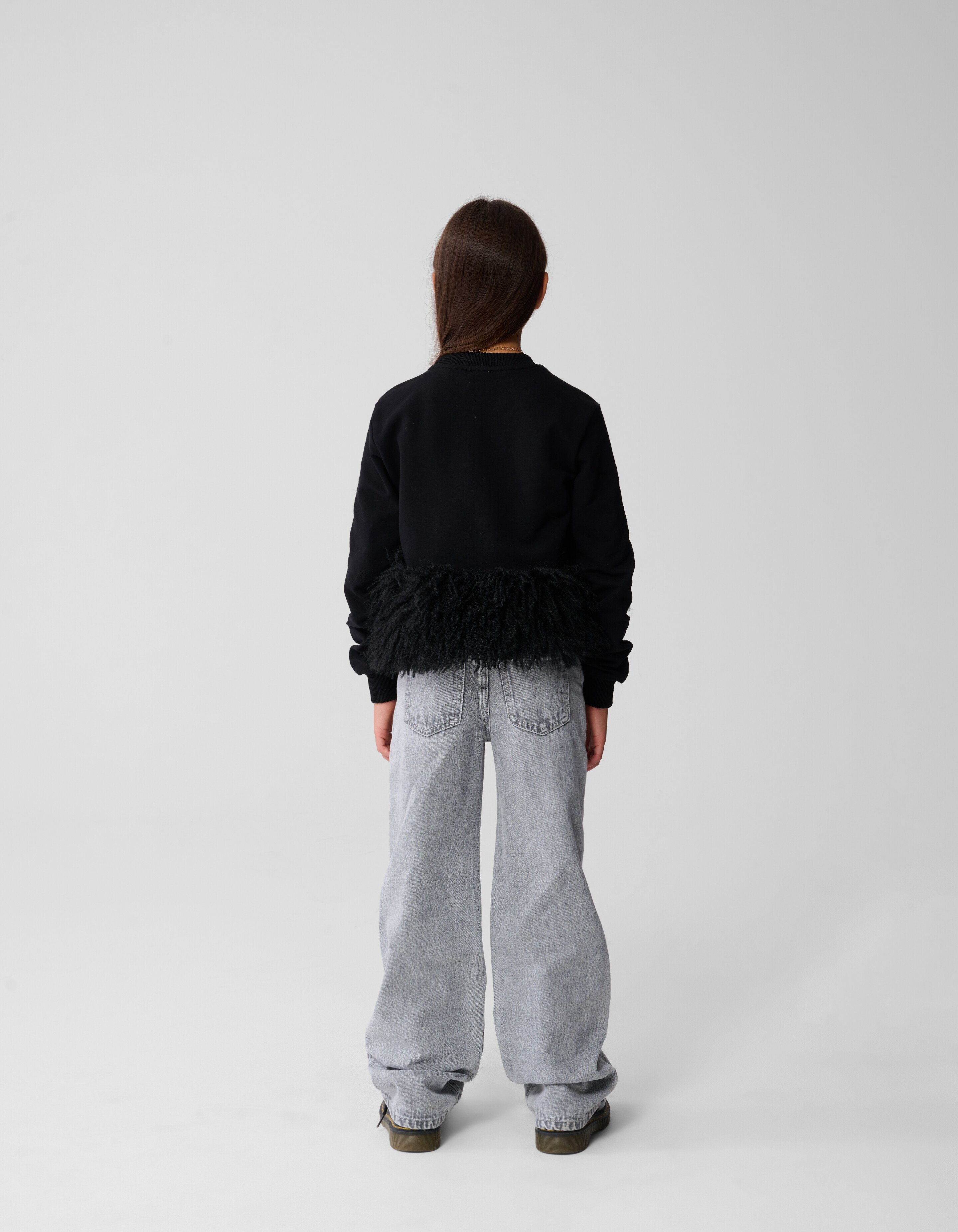 Federpullover Schwarz SHOEBY GIRLS