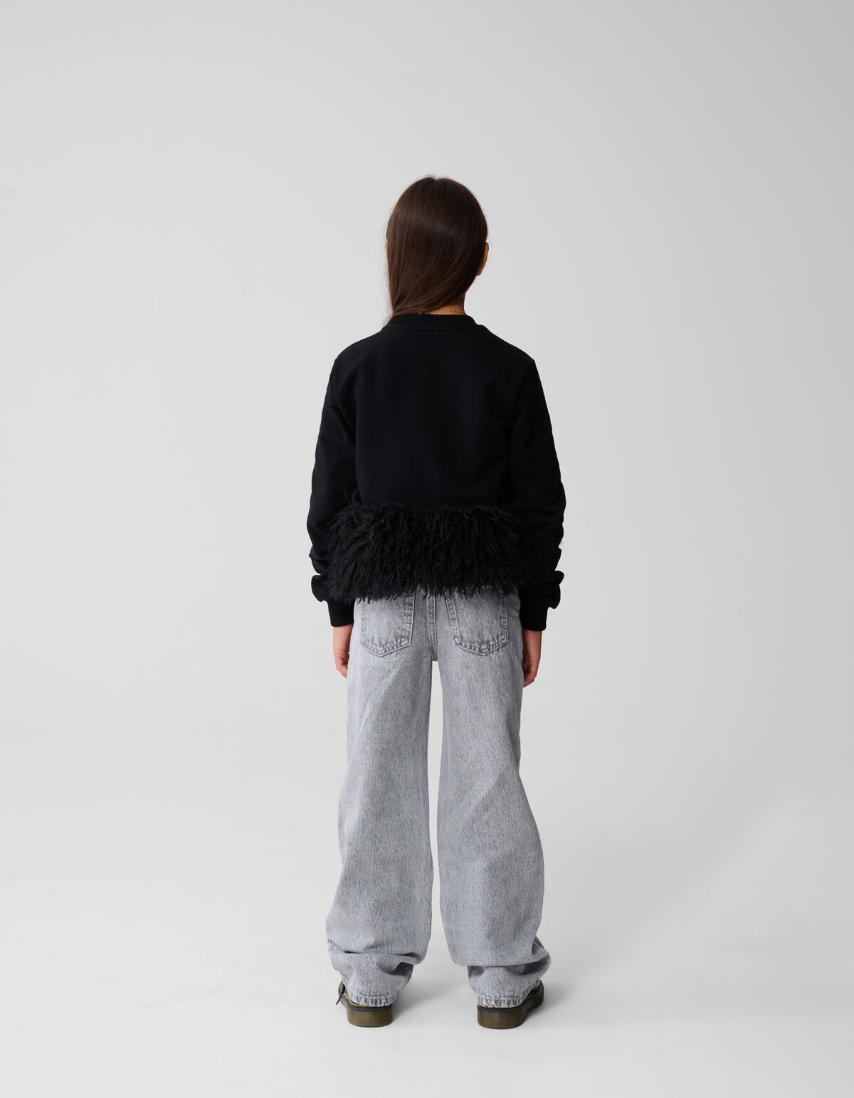 Federpullover Schwarz SHOEBY GIRLS