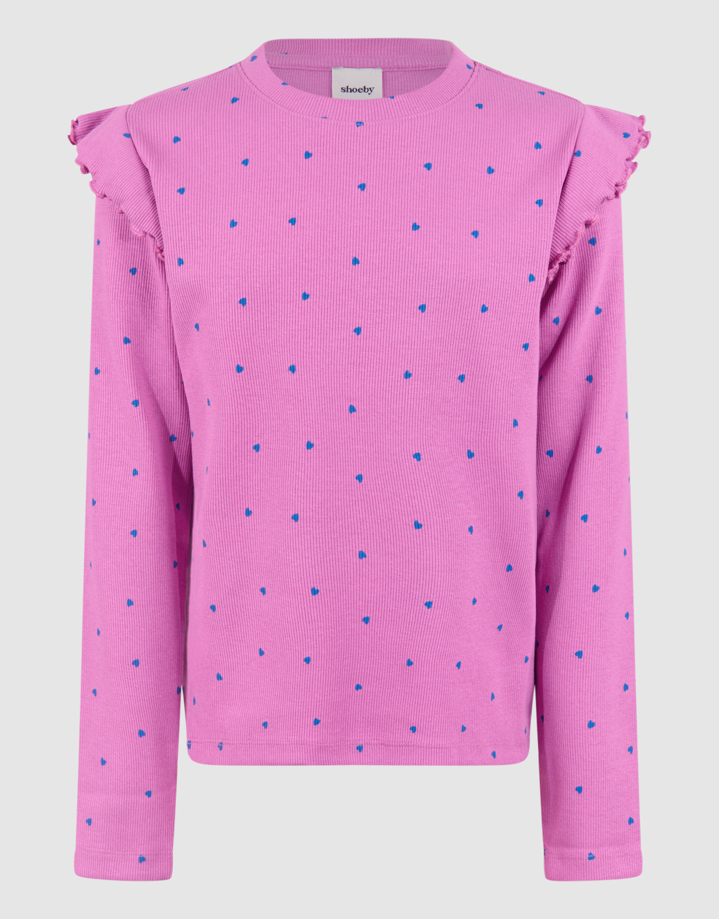 Herz-Rüschen-Top Rosa SHOEBY GIRLS