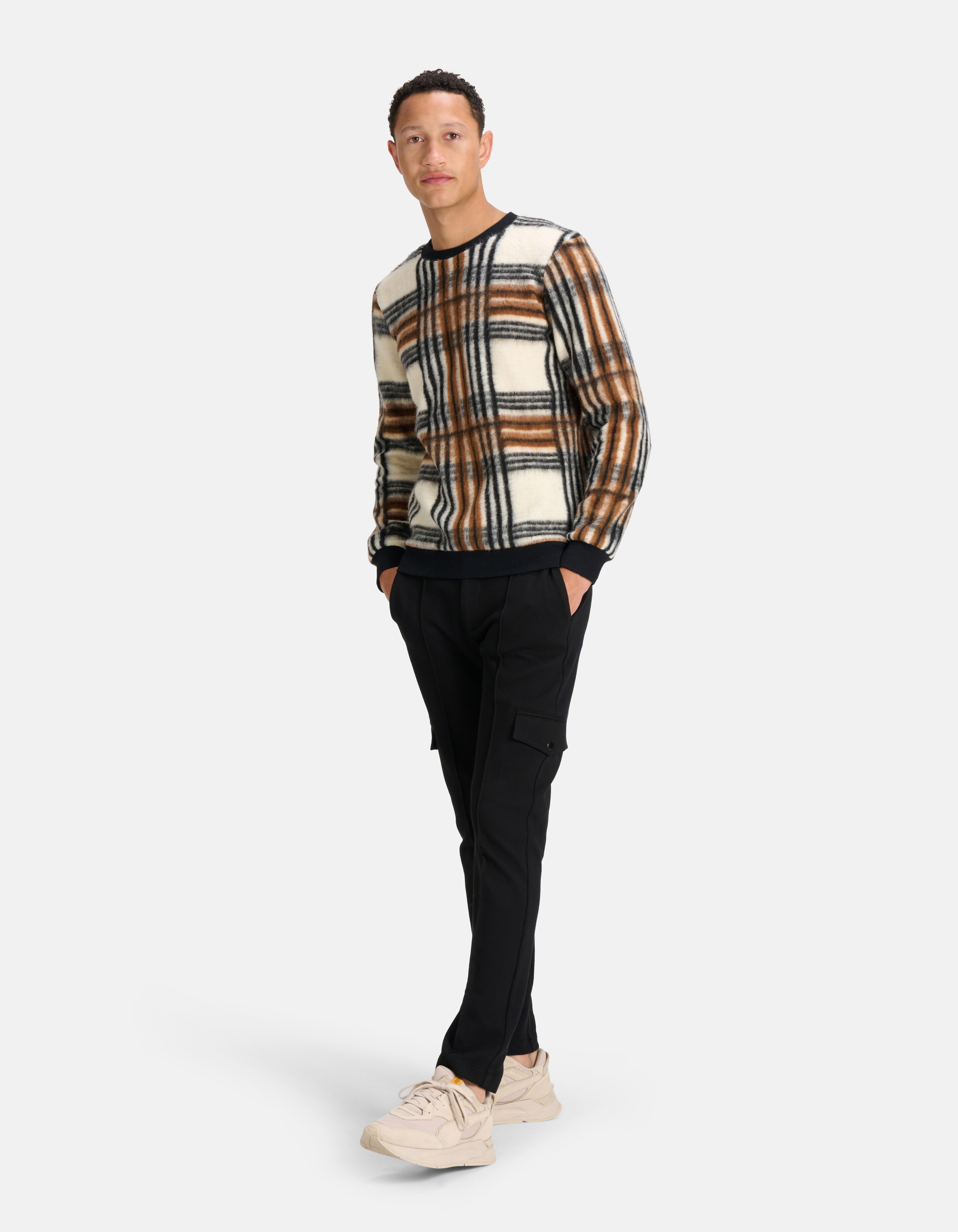 Bunt karierter Pullover SHOEBY MEN