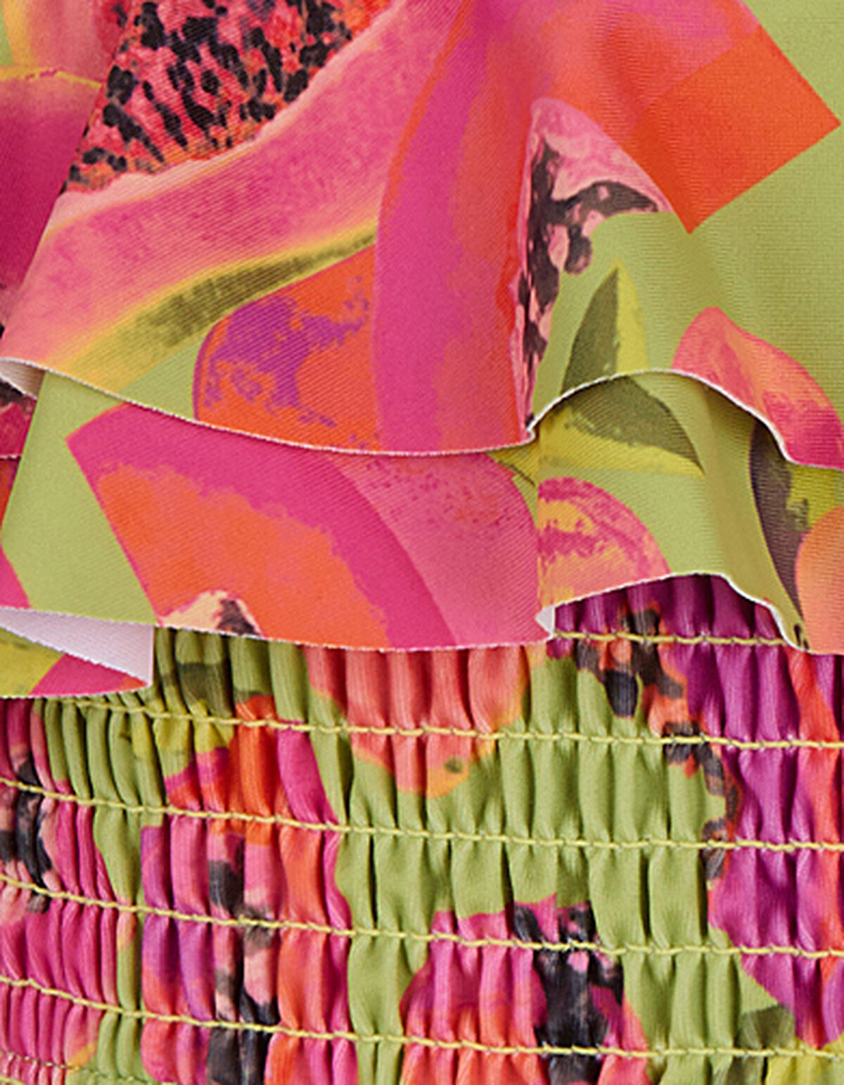 Obstdruck Smock Bikini Grün SHOEBY GIRLS