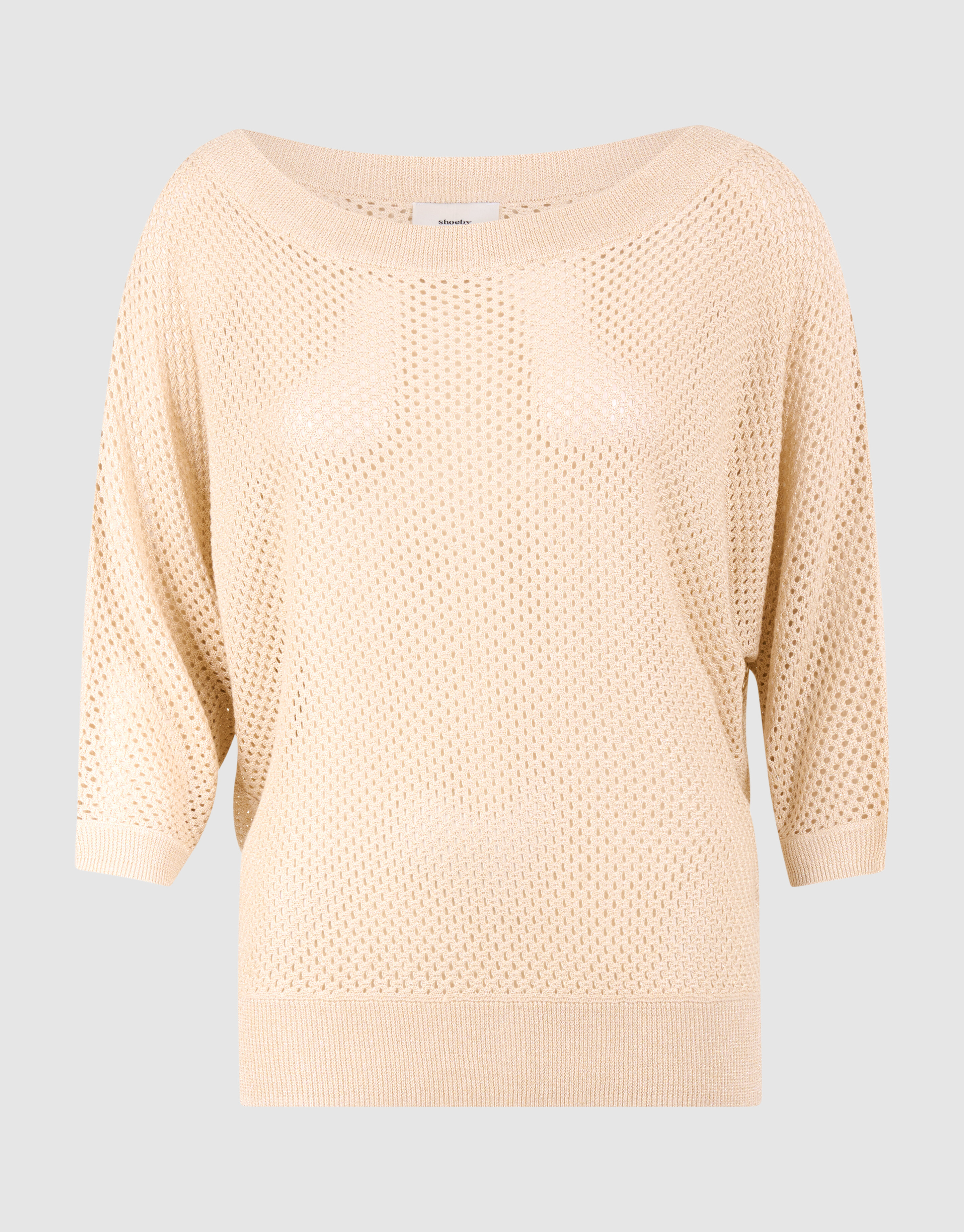 Glitzer Ajour Pullover Sand SHOEBY WOMEN