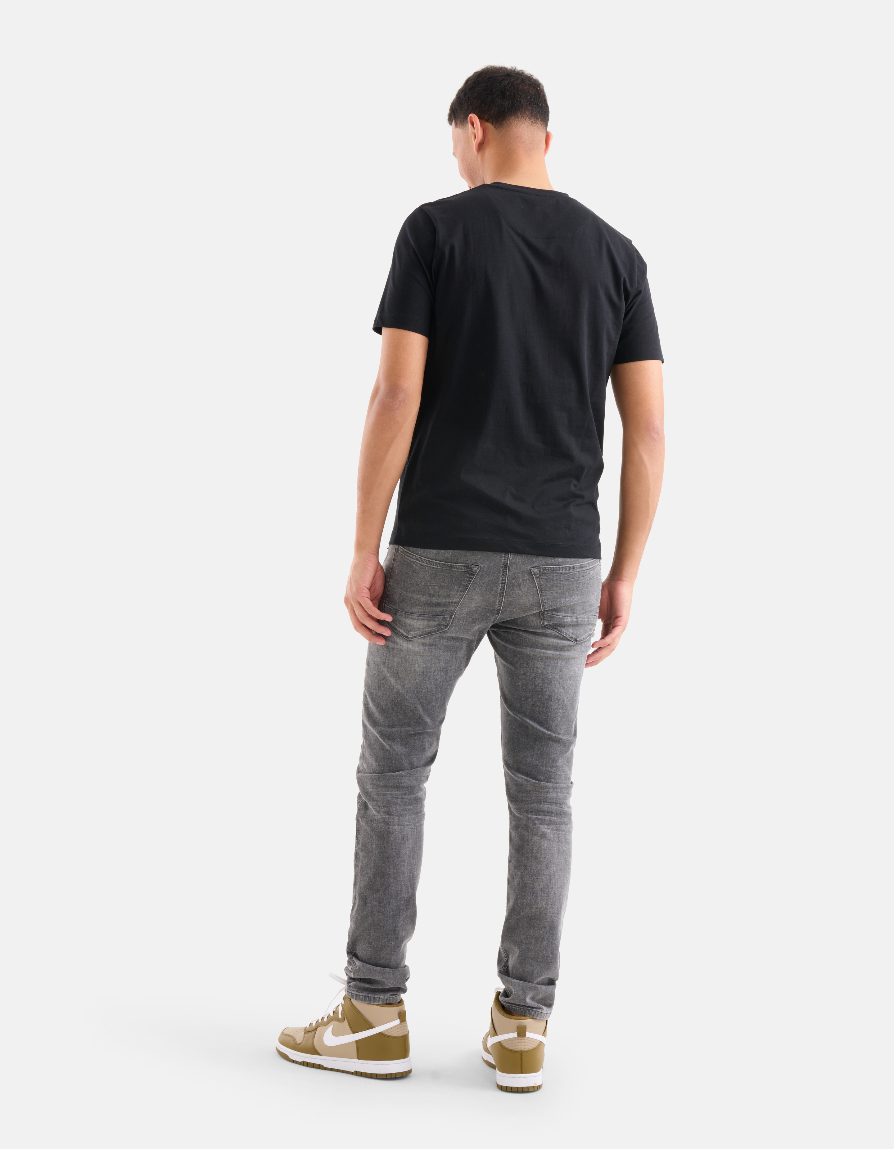Glitzer-T-Shirt Schwarz SHOEBY MEN