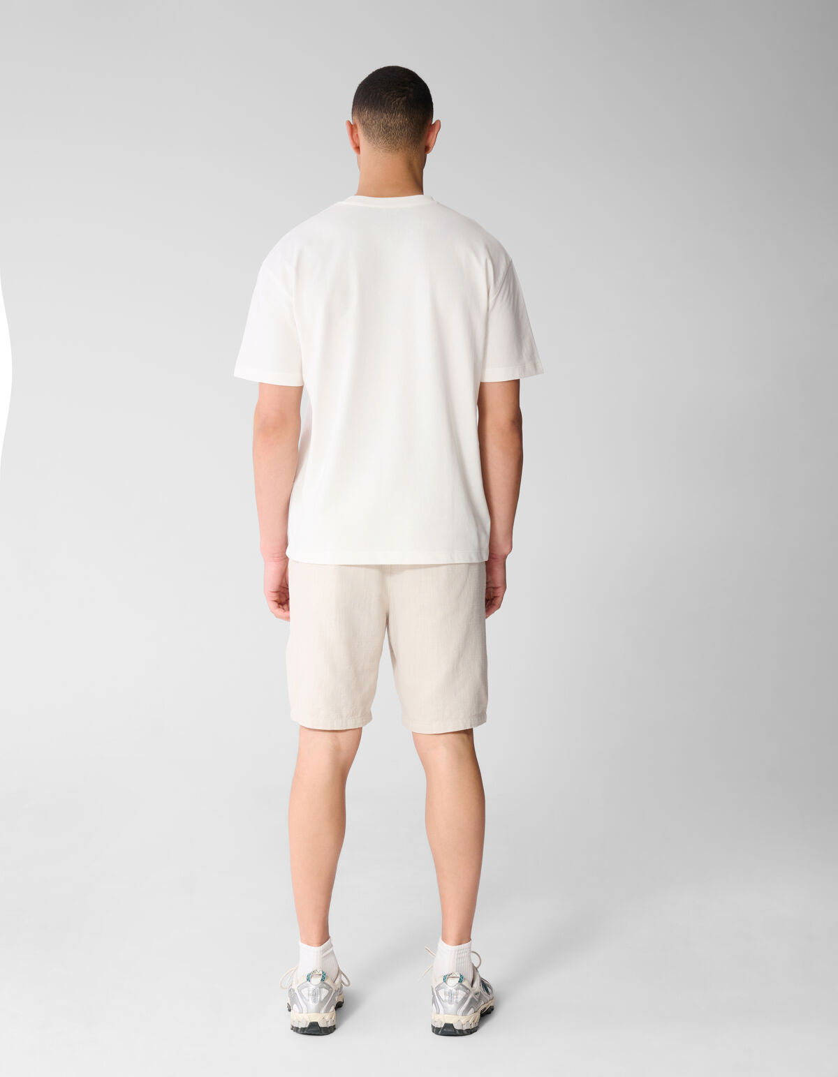 Spark T-Shirt Gebrochen Wei&szlig; SHOEBY MEN