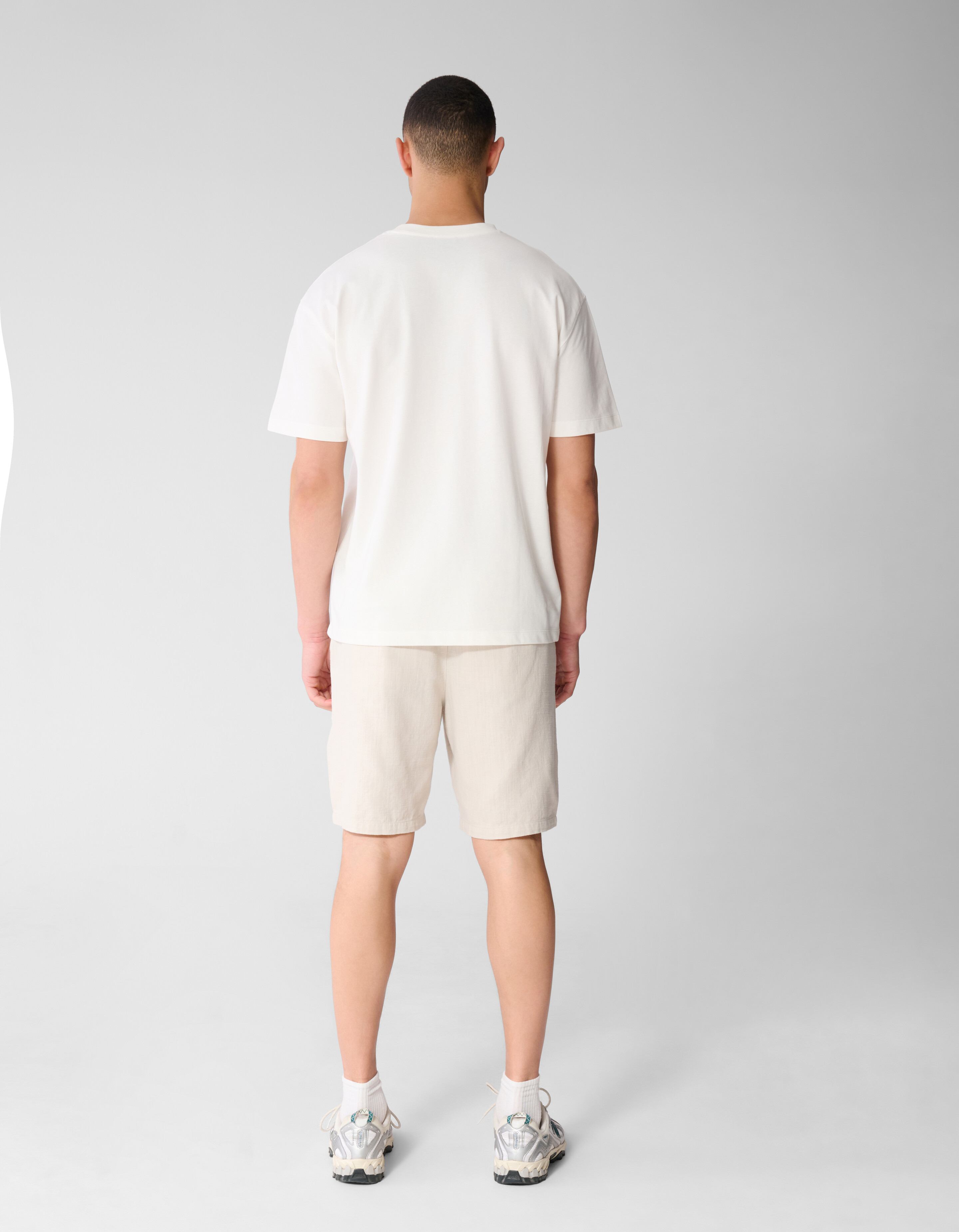 Spark T-Shirt Gebrochen Wei&szlig; SHOEBY MEN