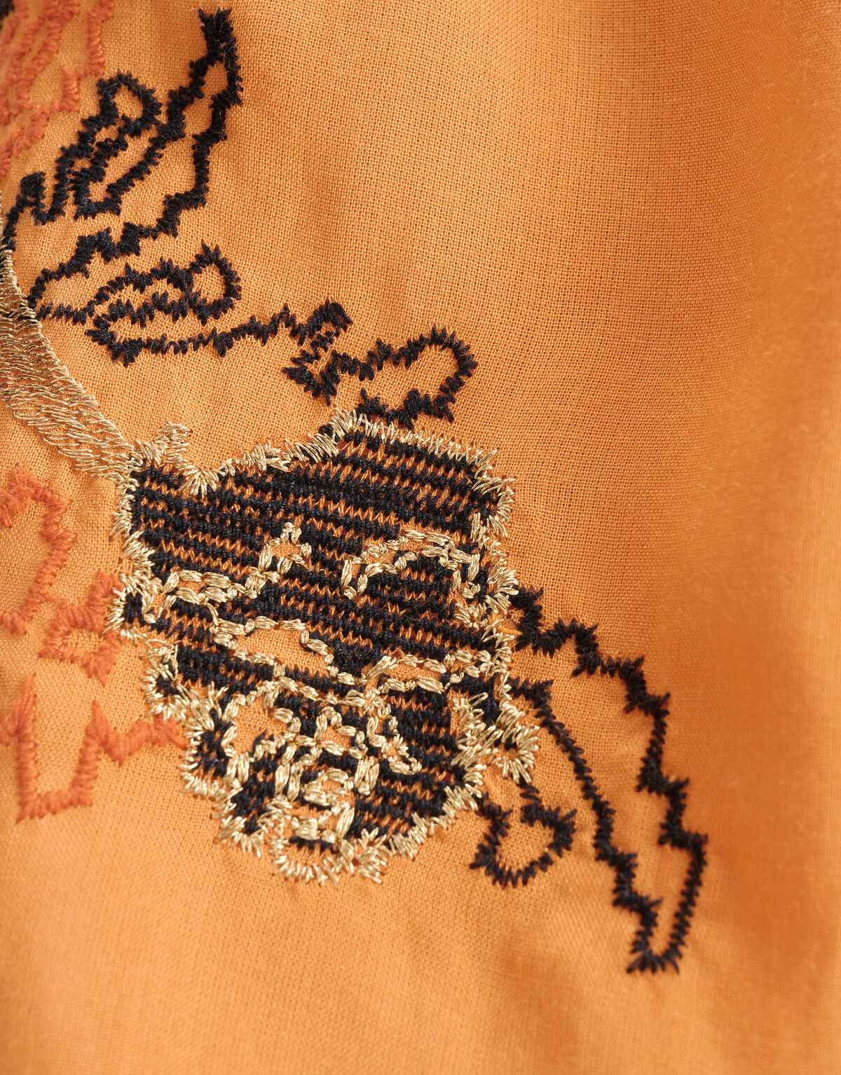 Bestickte Bluse Orange von Mieke SHOEBY WOMEN