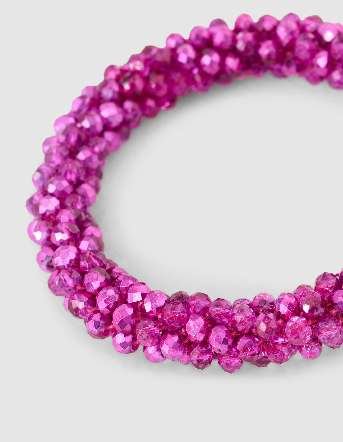 Perlen-Haargummi Dunkelrosa SHOEBY ACCESSOIRES