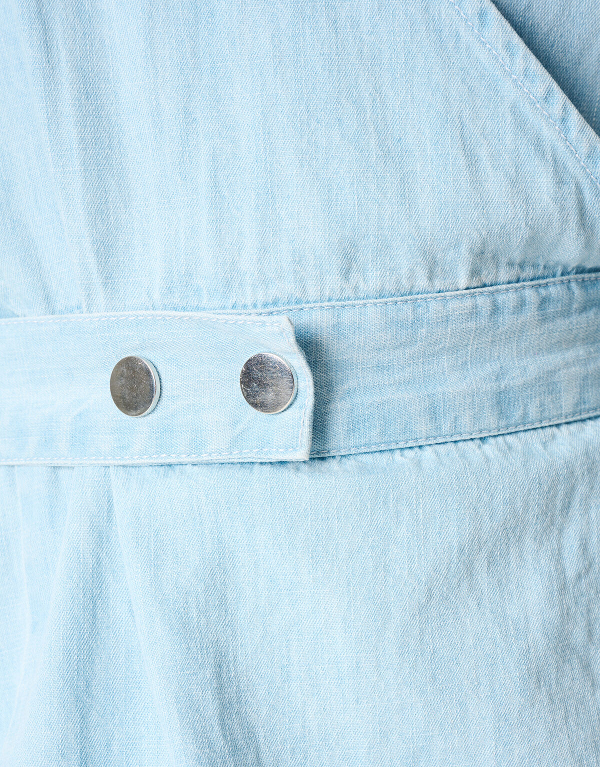 Denim Minikleid Hellblau SHOEBY WOMEN