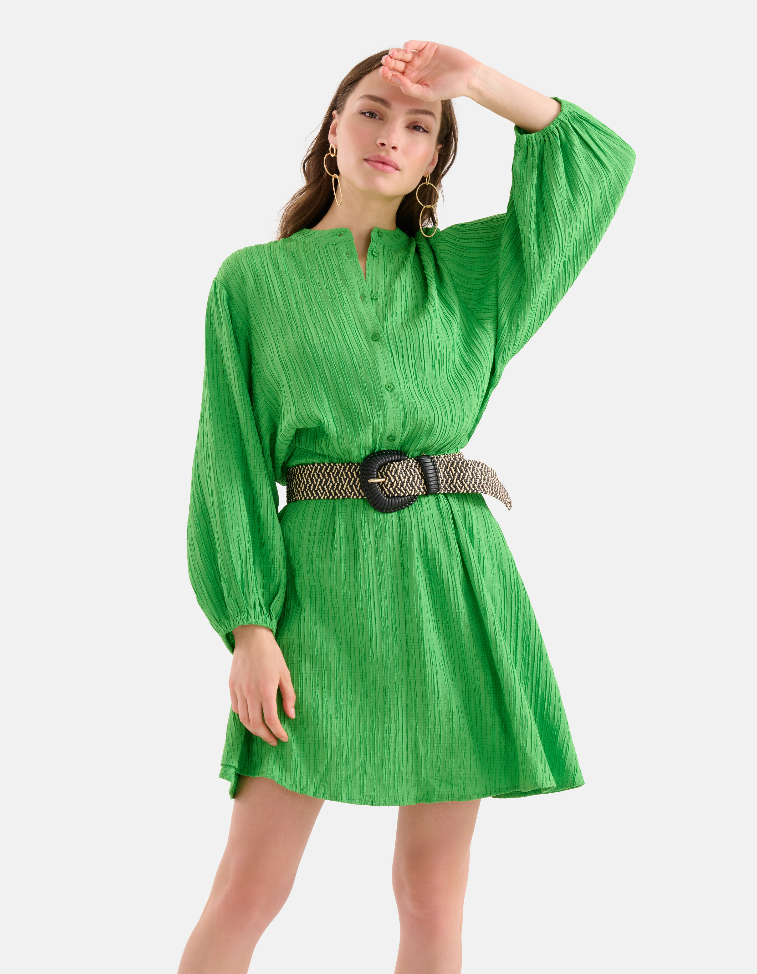 Struktur Kleid Grün SHOEBY WOMEN
