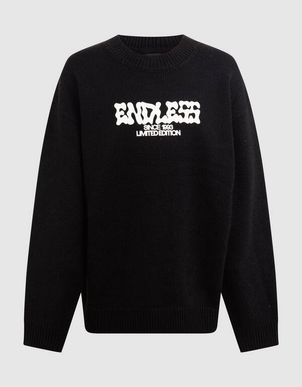 Endless Gebriede Pullover Schwarz SHOEBY BOYS