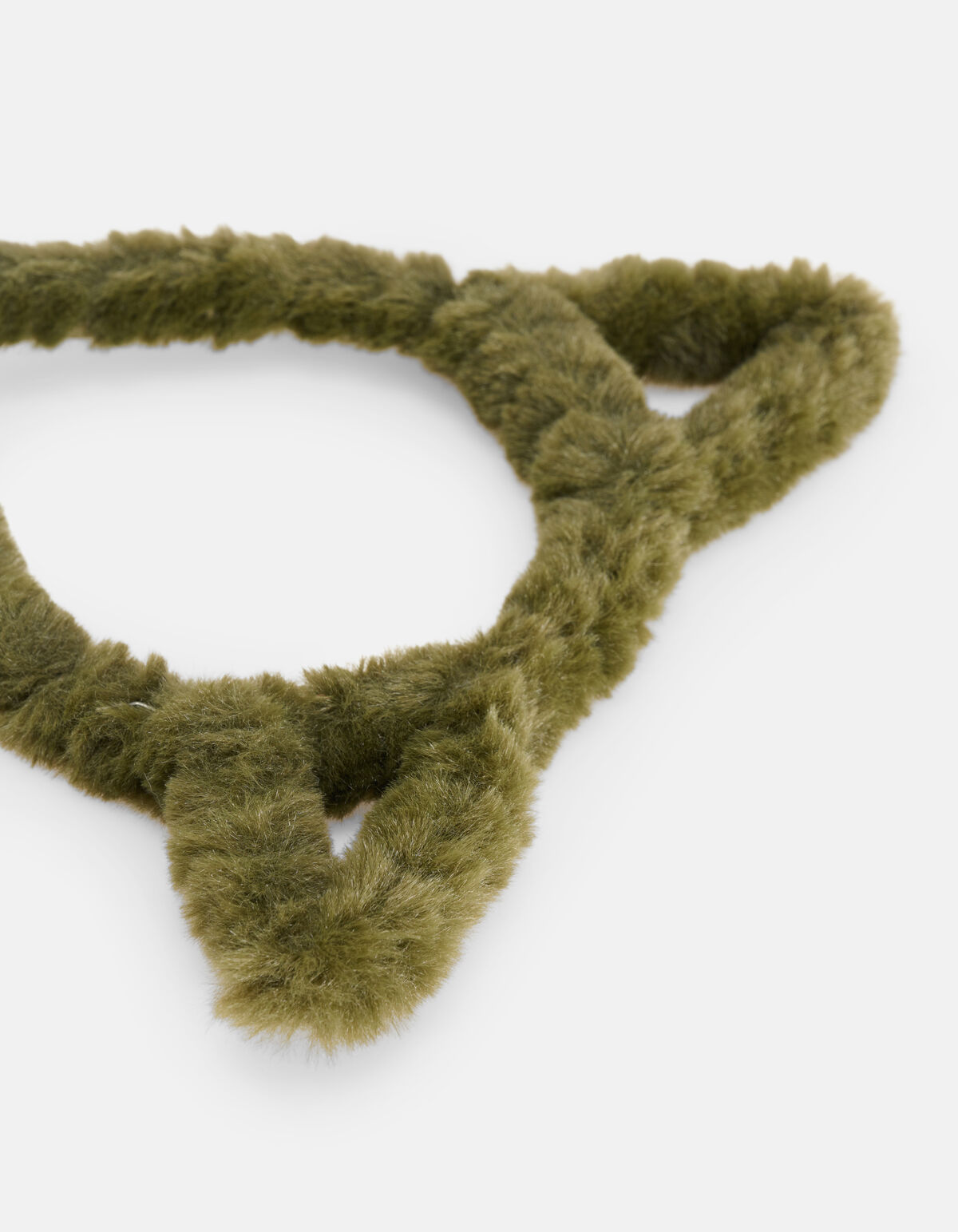 Kunstpelz Katzenhaarband Dunkelgrün SHOEBY ACCESSOIRES