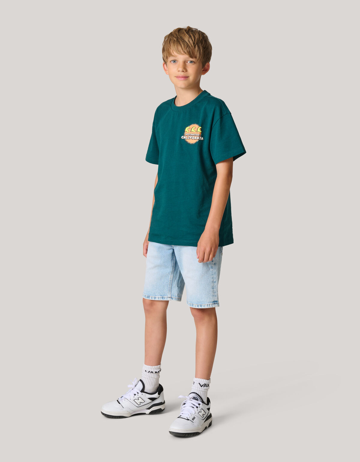 Artwork T-shirt Dunkelgrün SHOEBY BOYS