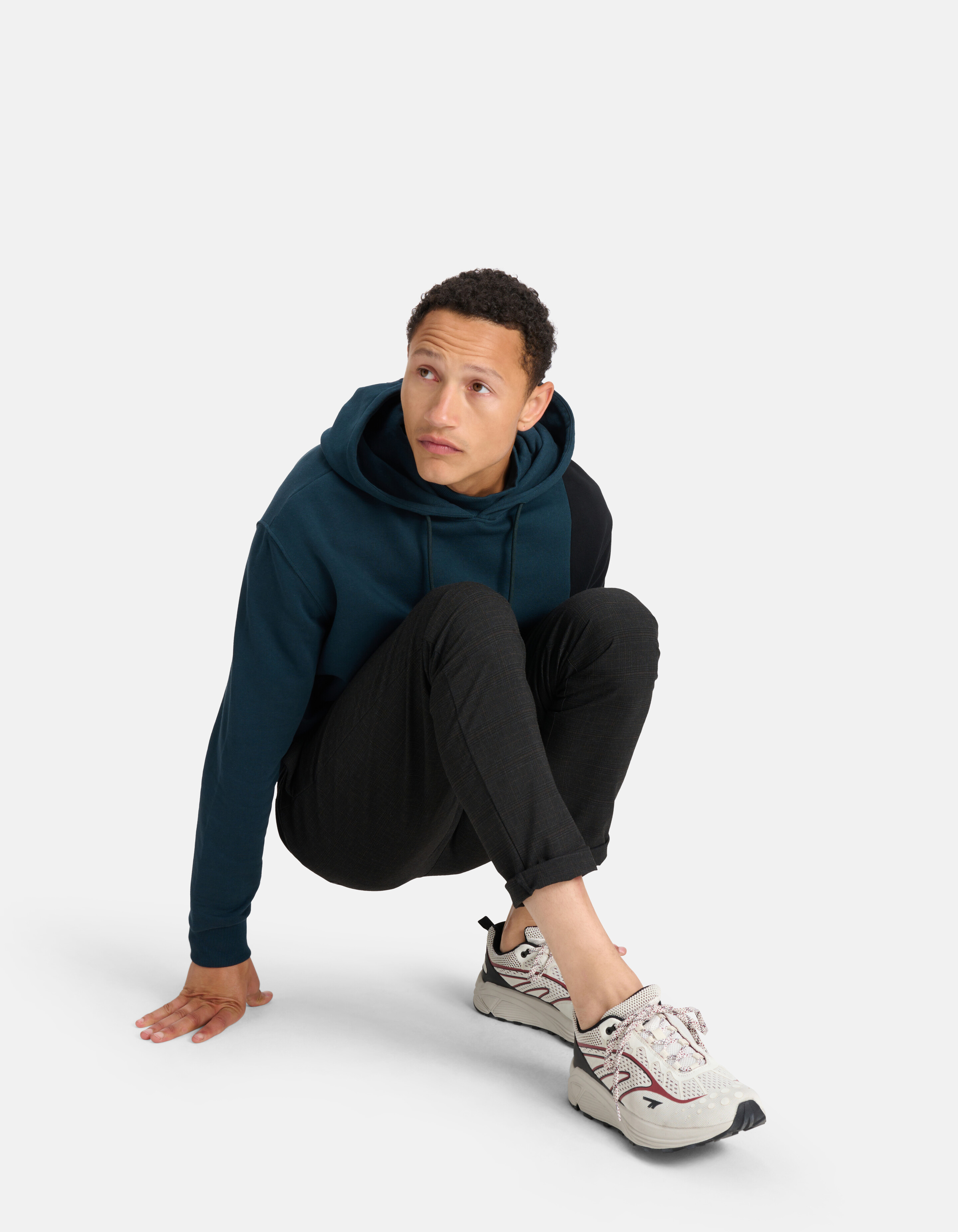 Karierte Hose Dunkelgrau SHOEBY MEN