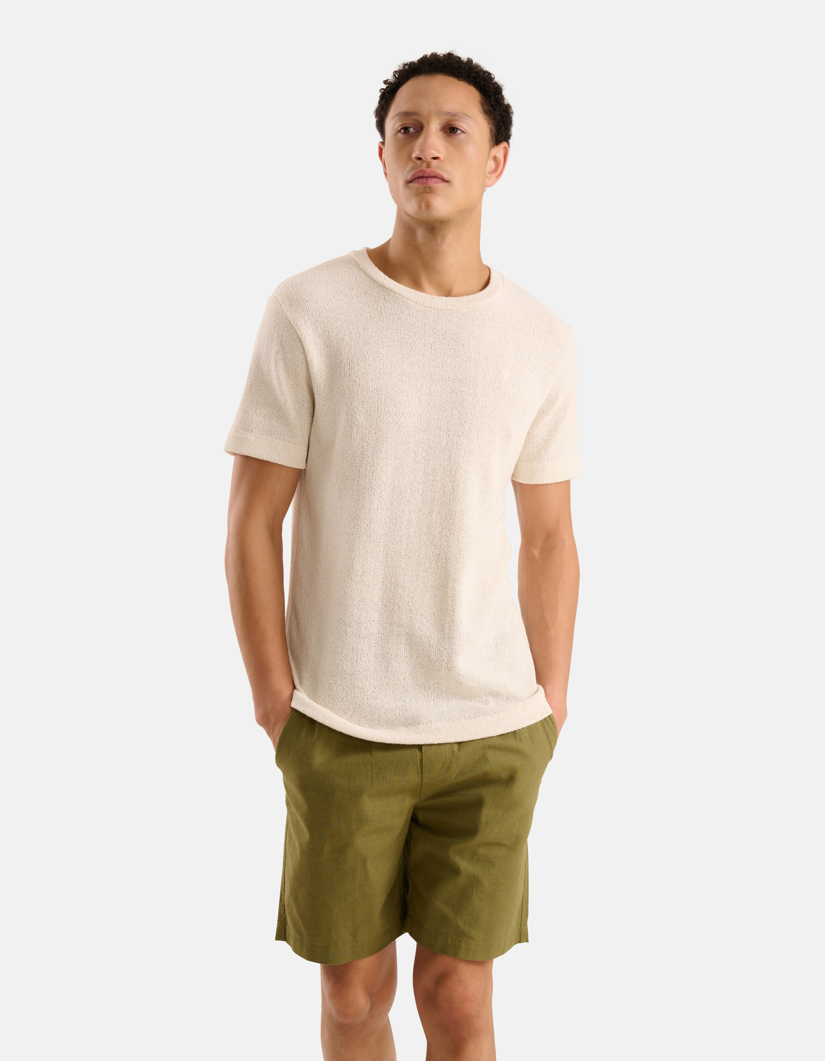 Boucle-T-Shirt Off White SHOEBY MEN