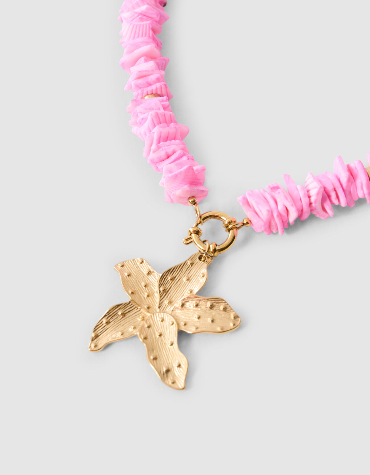 Muschelblumen-Halskette Rosa SHOEBY ACCESSOIRES