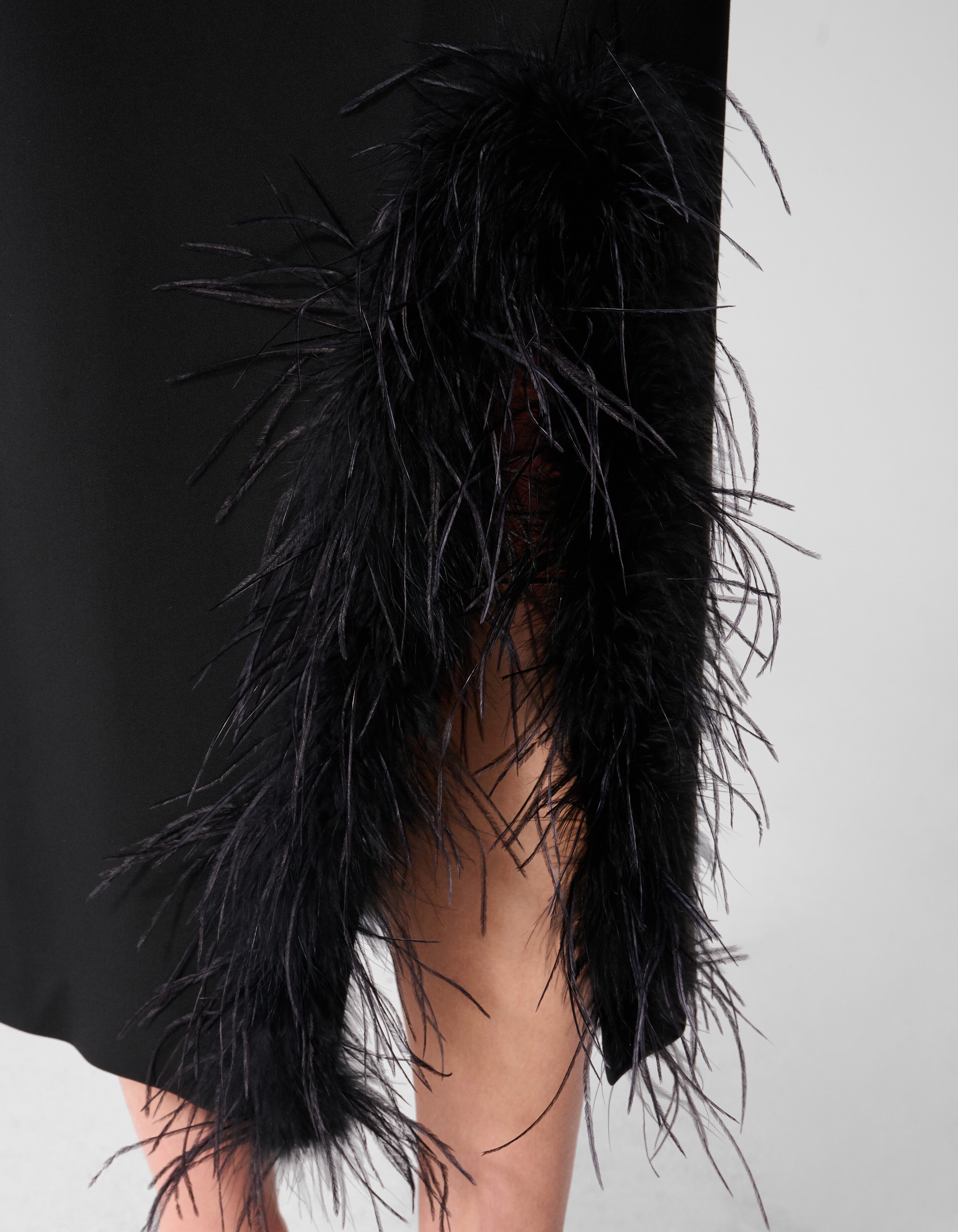 Maxirock Mit Kunstfell-Detail Schwarz By Mieke SHOEBY WOMEN