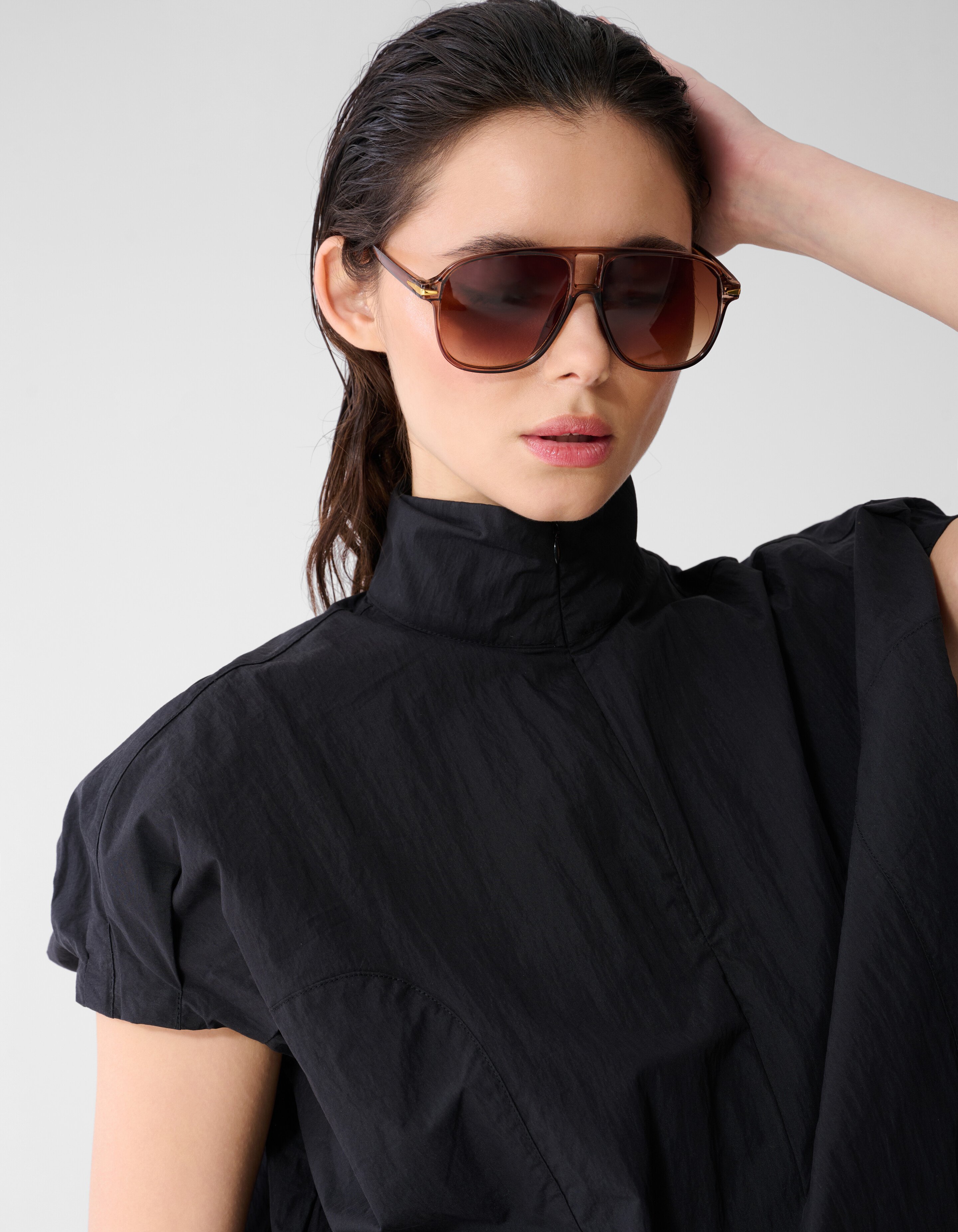 Vintage Sonnenbrille Hellbraun SHOEBY ACCESSOIRES