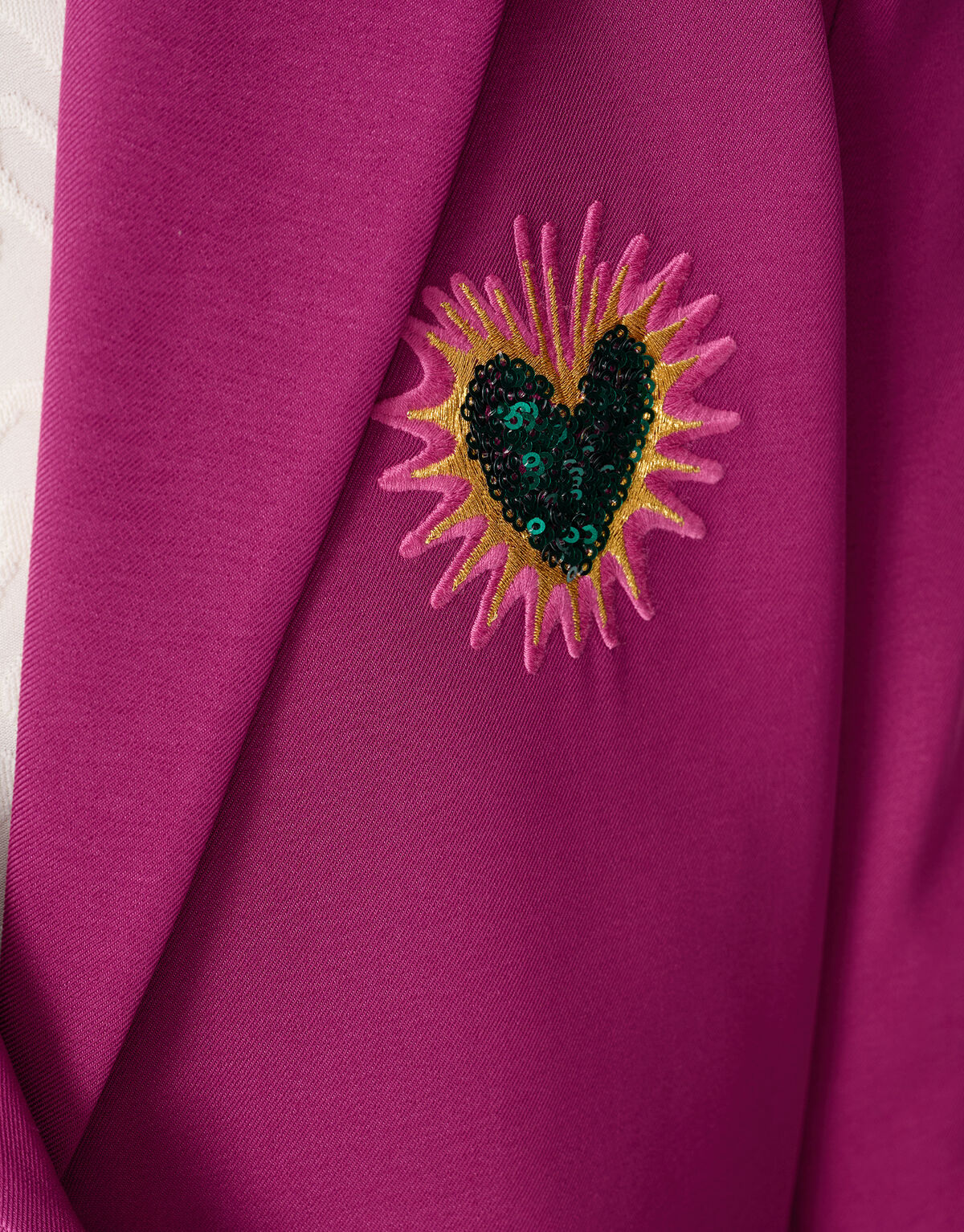 Pailletten-Smile-Blazer Rosa SHOEBY GIRLS