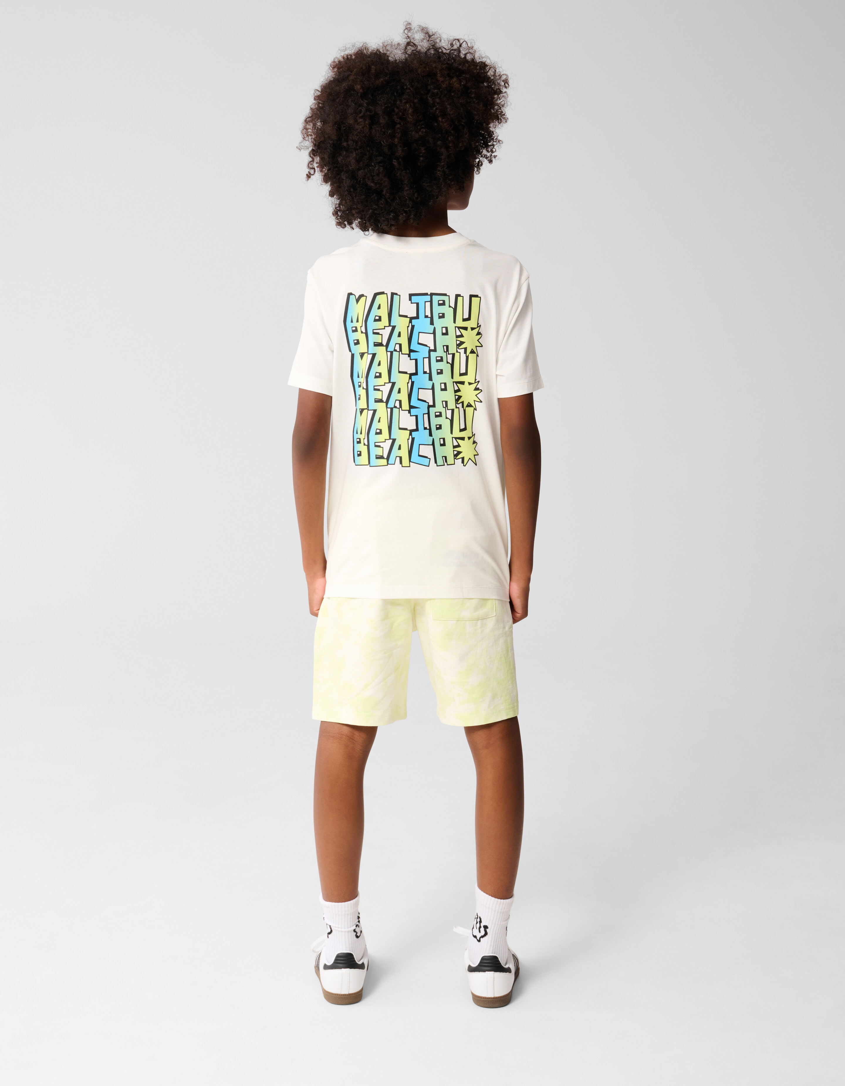 Malibu Artwork T-shirt Off White SHOEBY BOYS