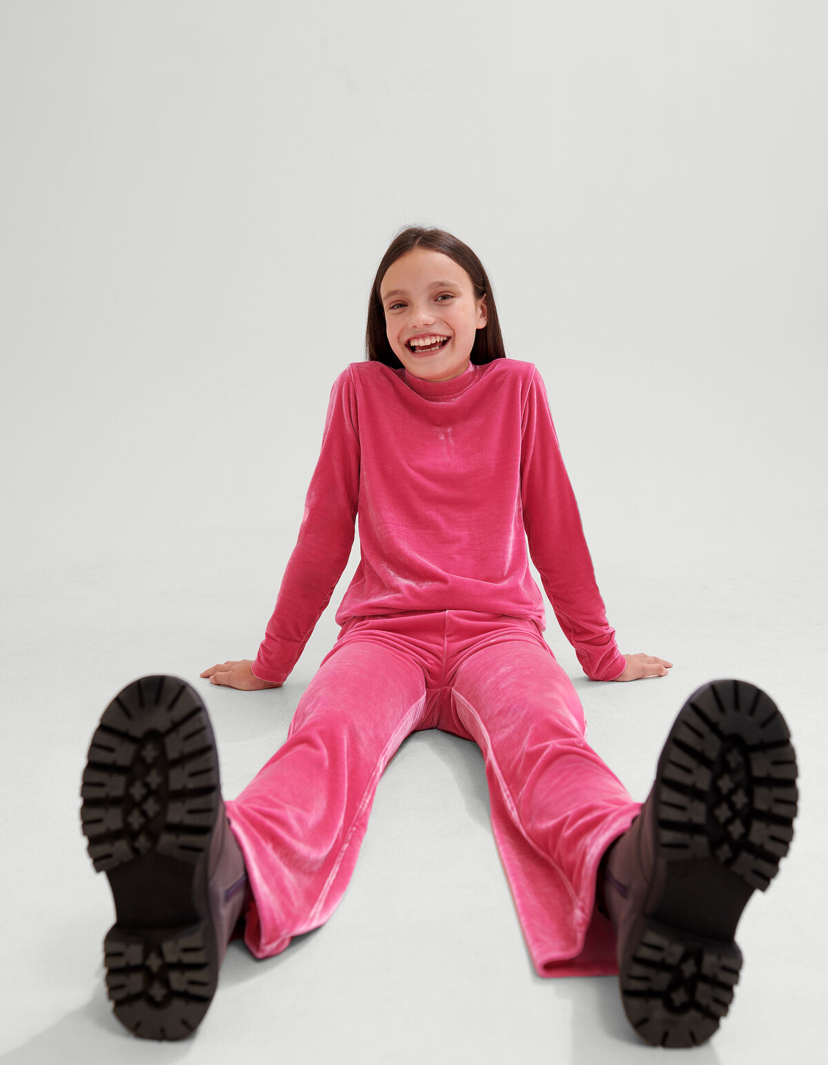 Samt-Top Rosa SHOEBY GIRLS