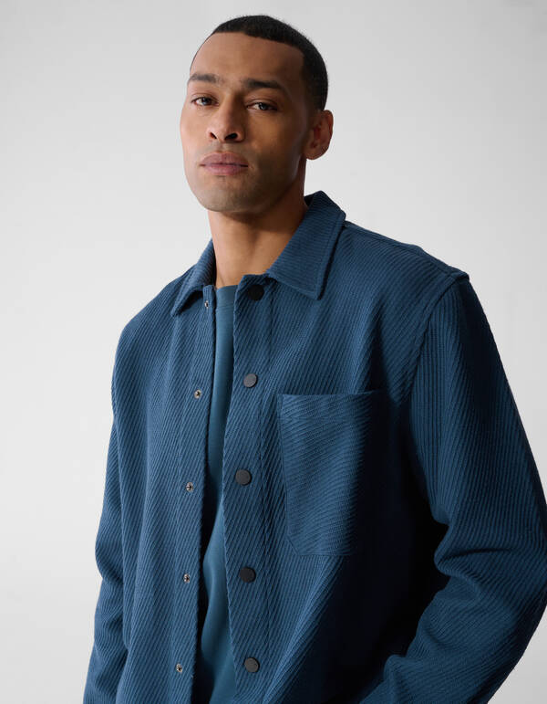 Relaxed Heavy Keper Jacke Blau SHOEBY MEN