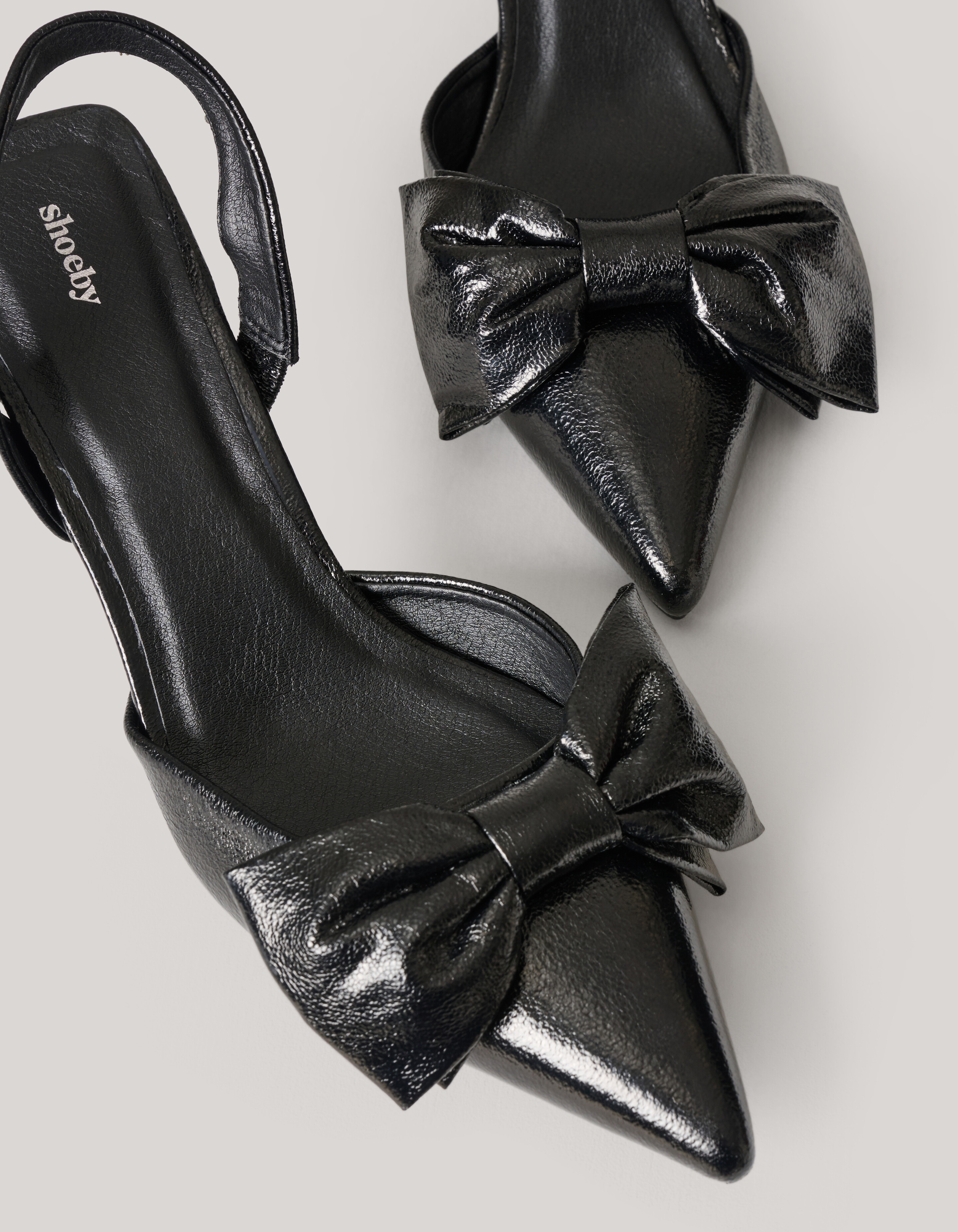 Bow Heels Schwarz SHOEBY SHOES