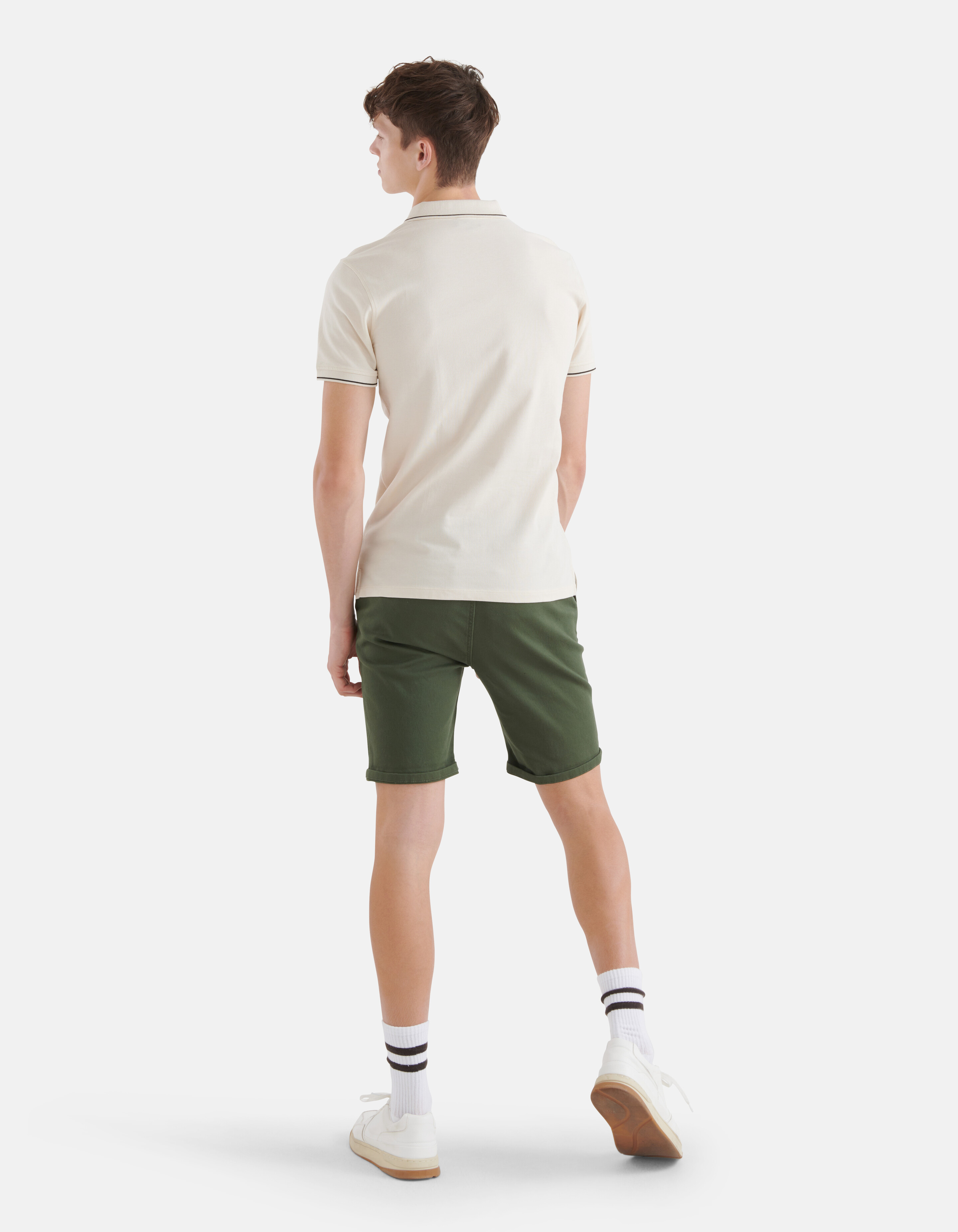Basic Polo Off White SHOEBY MEN