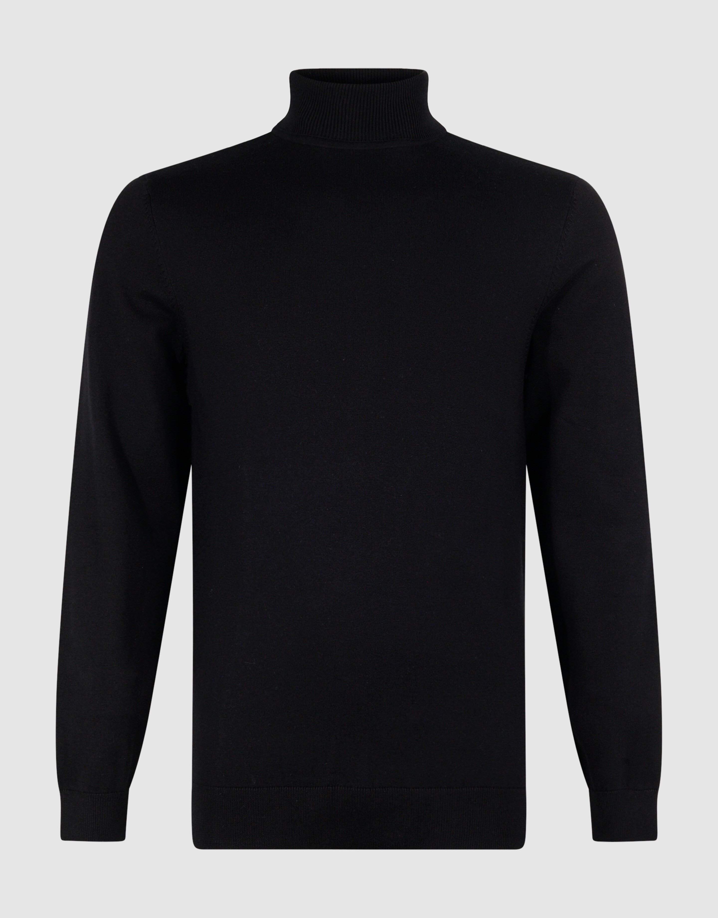 Strickpullover mit Rollkragen Schwarz SHOEBY MEN