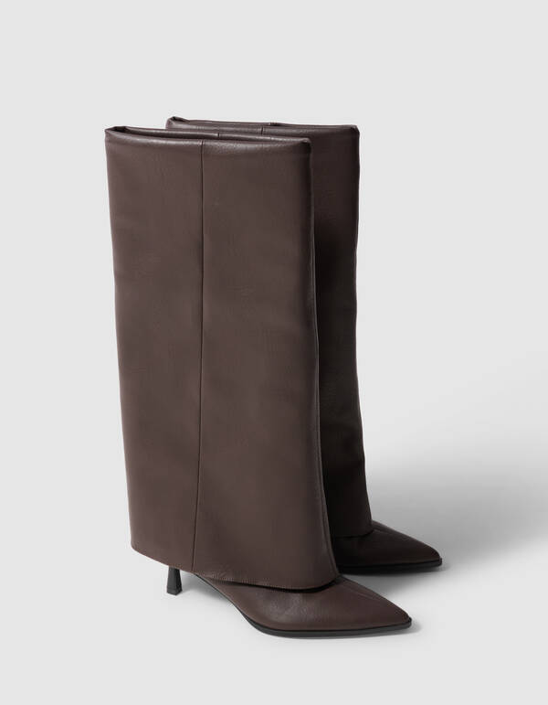 Cover Hohe Stiefel Dunkelbraun SHOEBY SHOES
