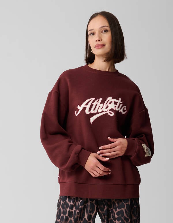 Athletic Artwork Pullover Dunkelrot SHOEBY WOMEN
