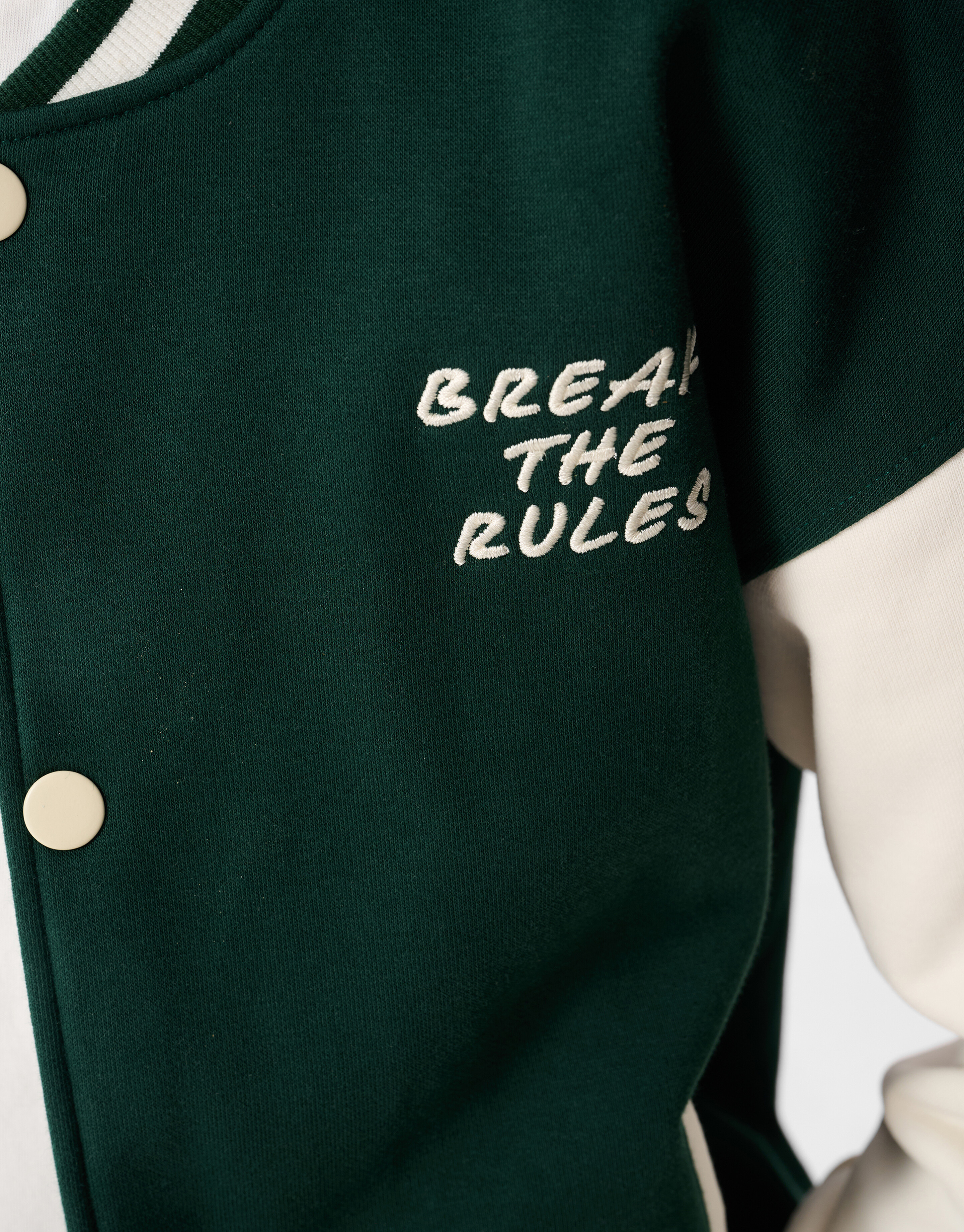 Varsity Bomberjacke Dunkelgrün SHOEBY BOYS