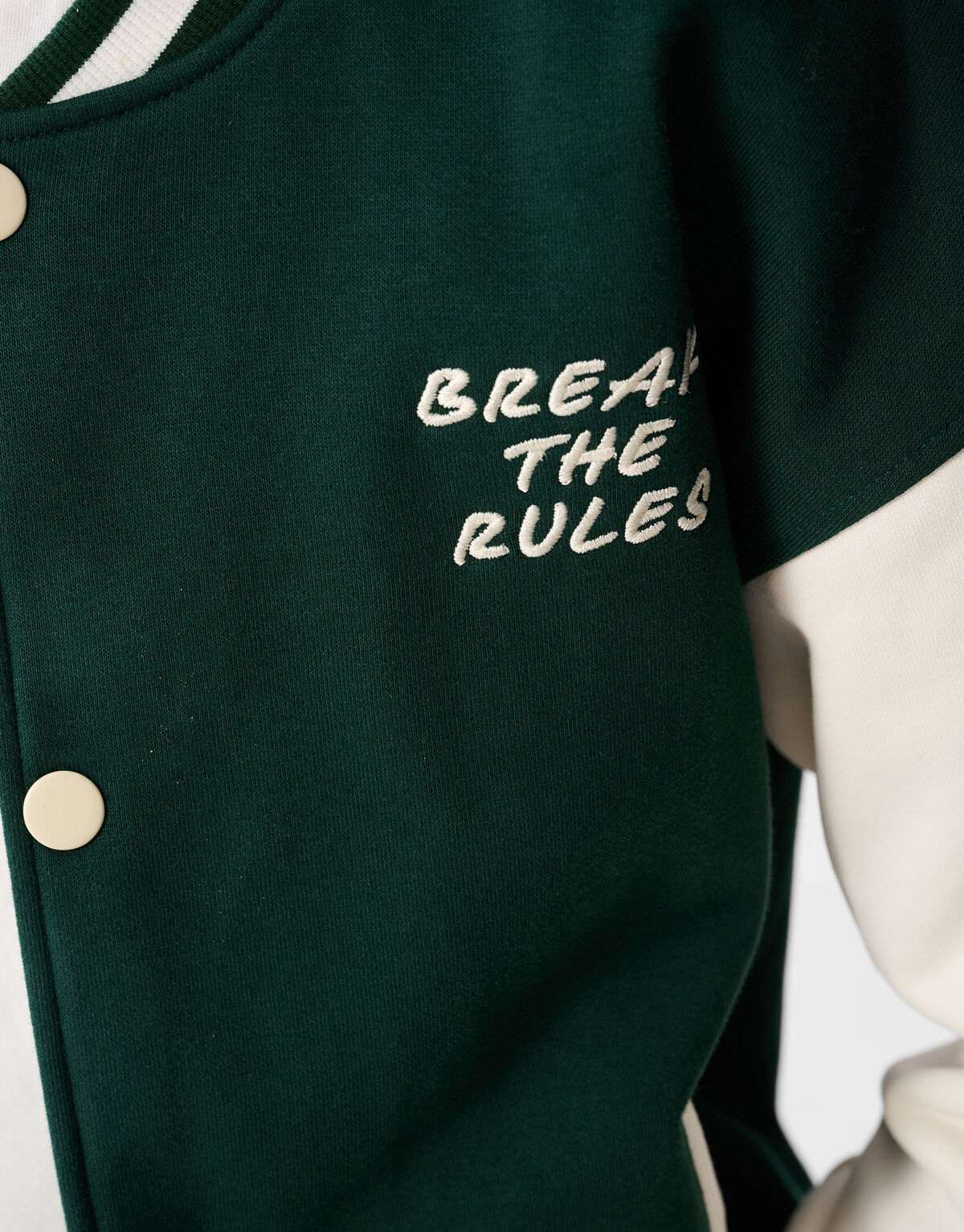 Varsity Bomberjacke Dunkelgrün SHOEBY BOYS