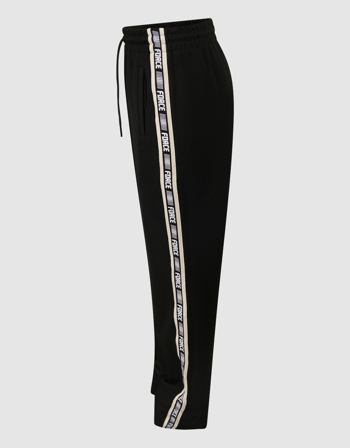 Sportliche Tape-Hose Schwarz SHOEBY BOYS