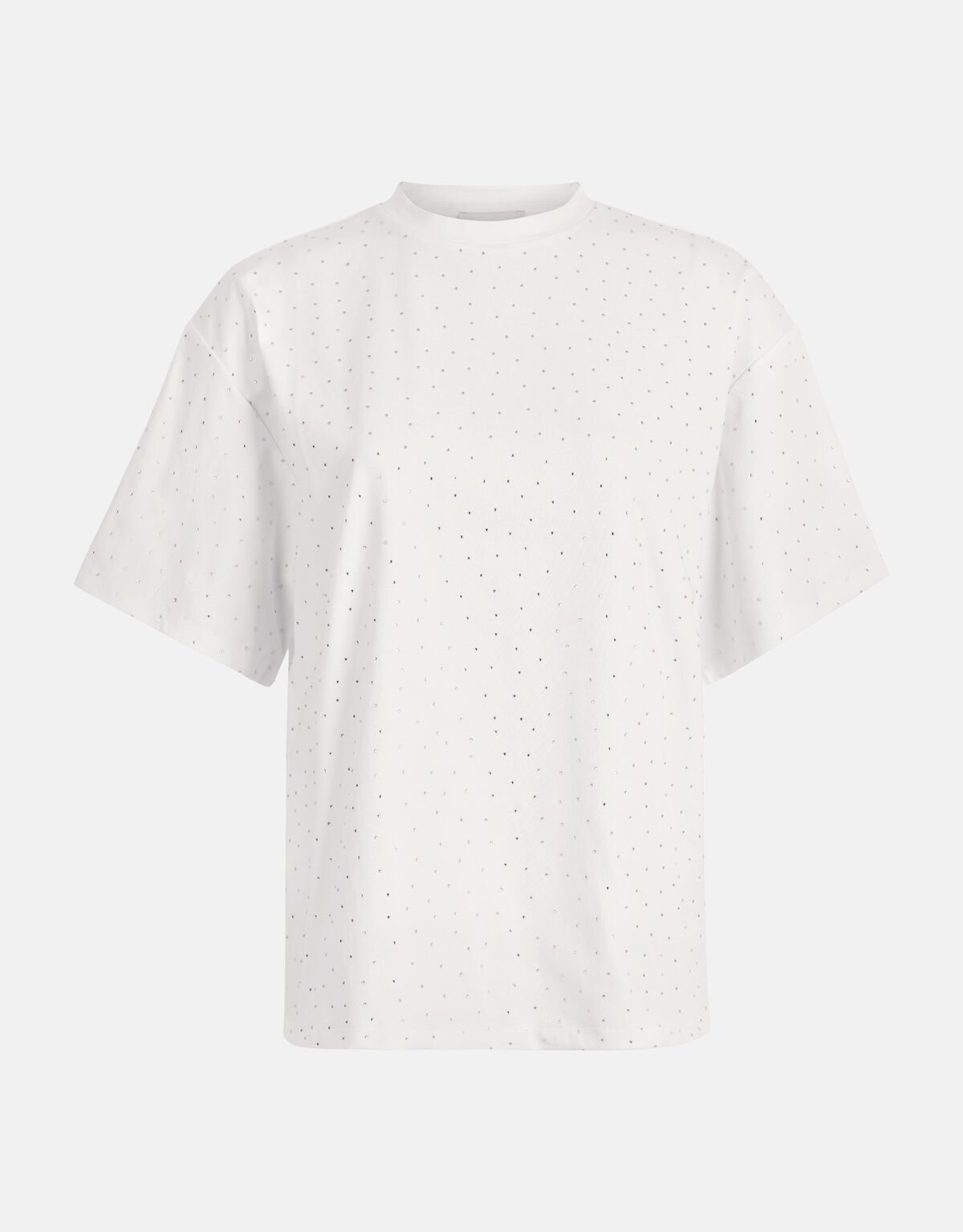 Strass T-Shirt Wei&szlig; SHOEBY WOMEN