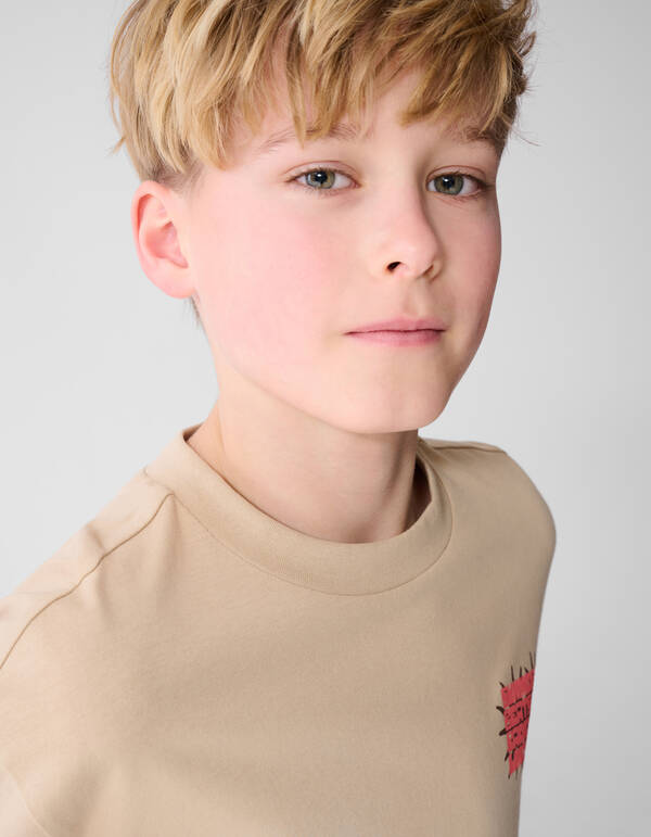 Limonata Artwork T-Shirt Sand SHOEBY BOYS