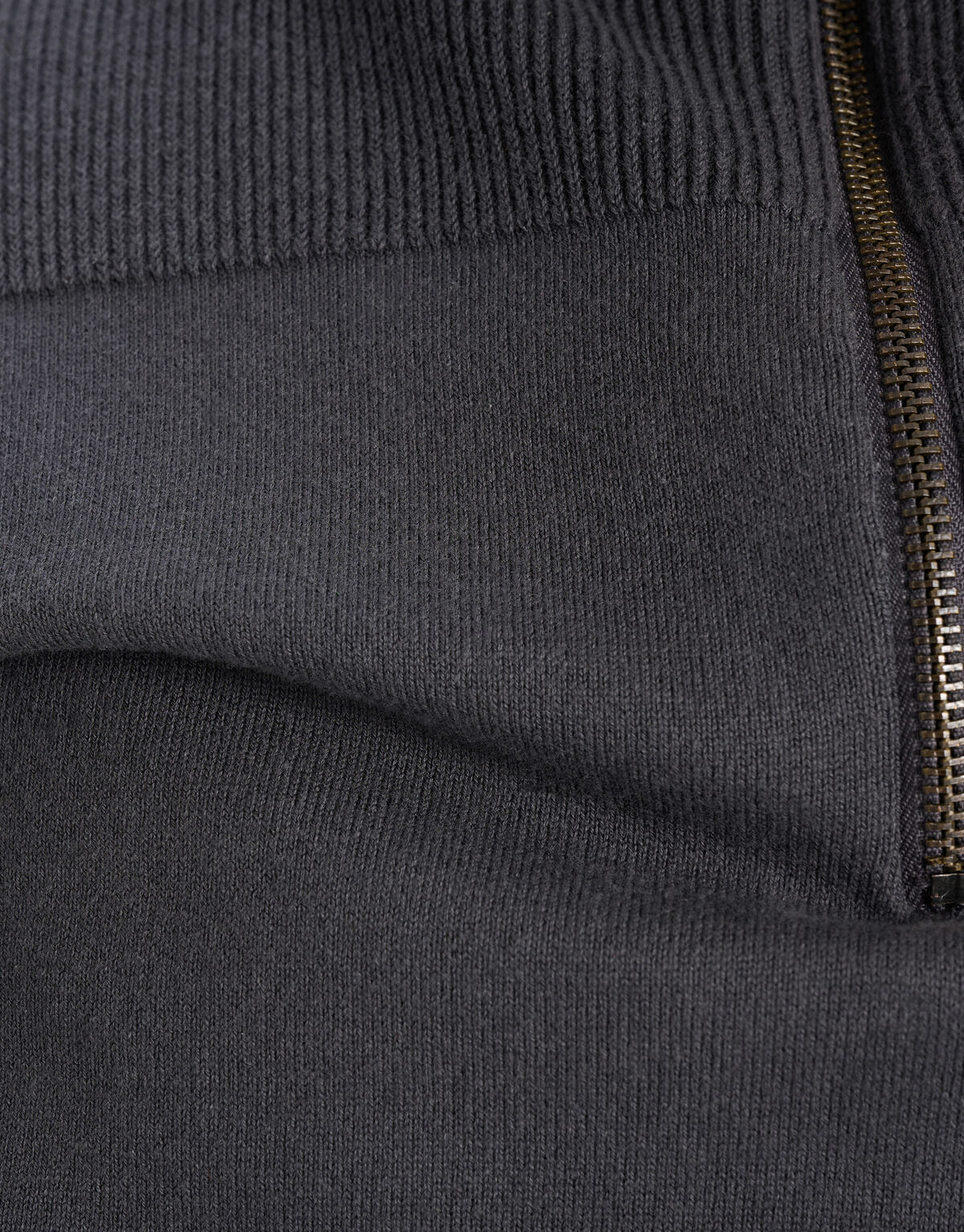 Pullover mit Reißverschluss Anthrazit SHOEBY MEN