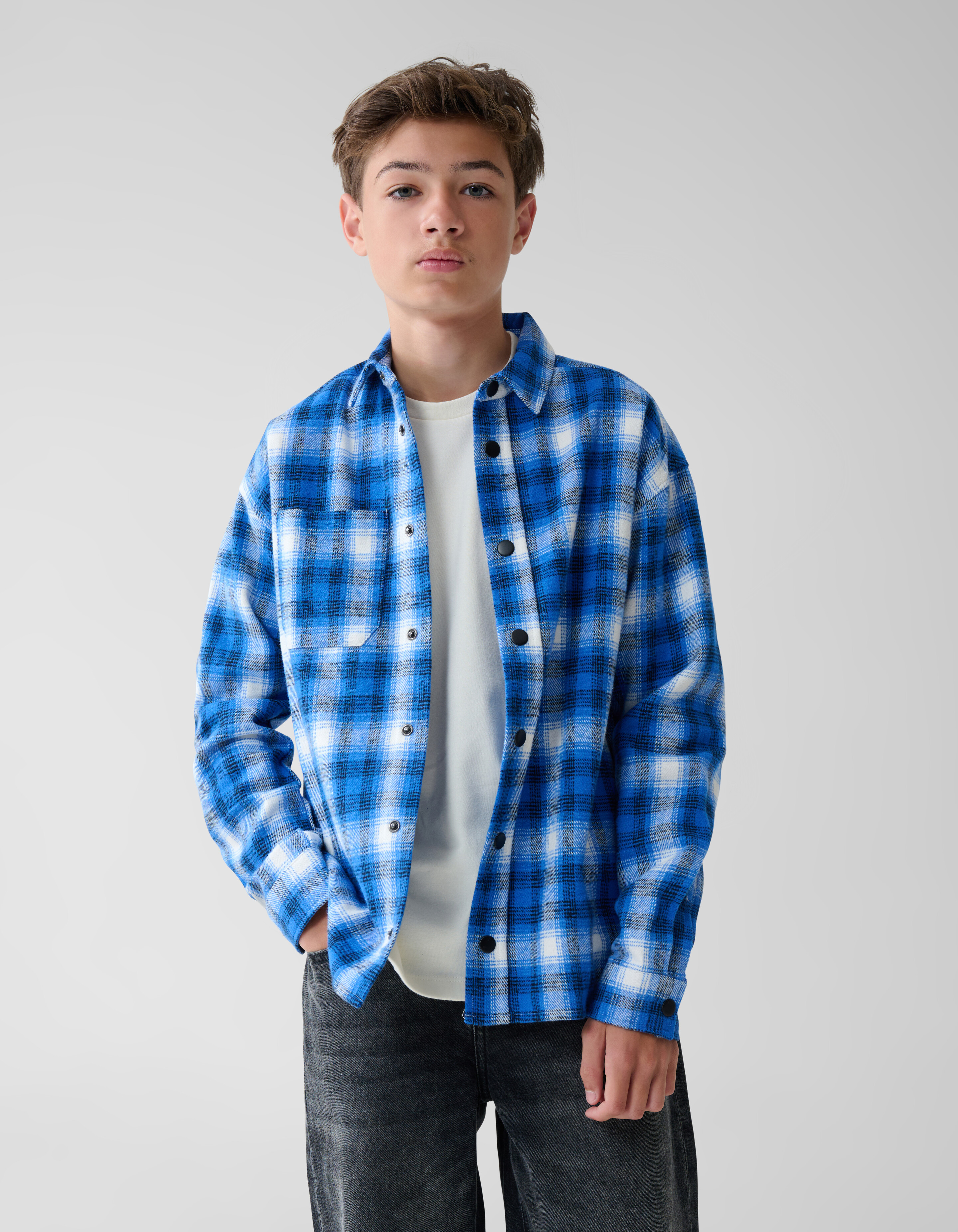 Kariertes Hemd Blau SHOEBY BOYS