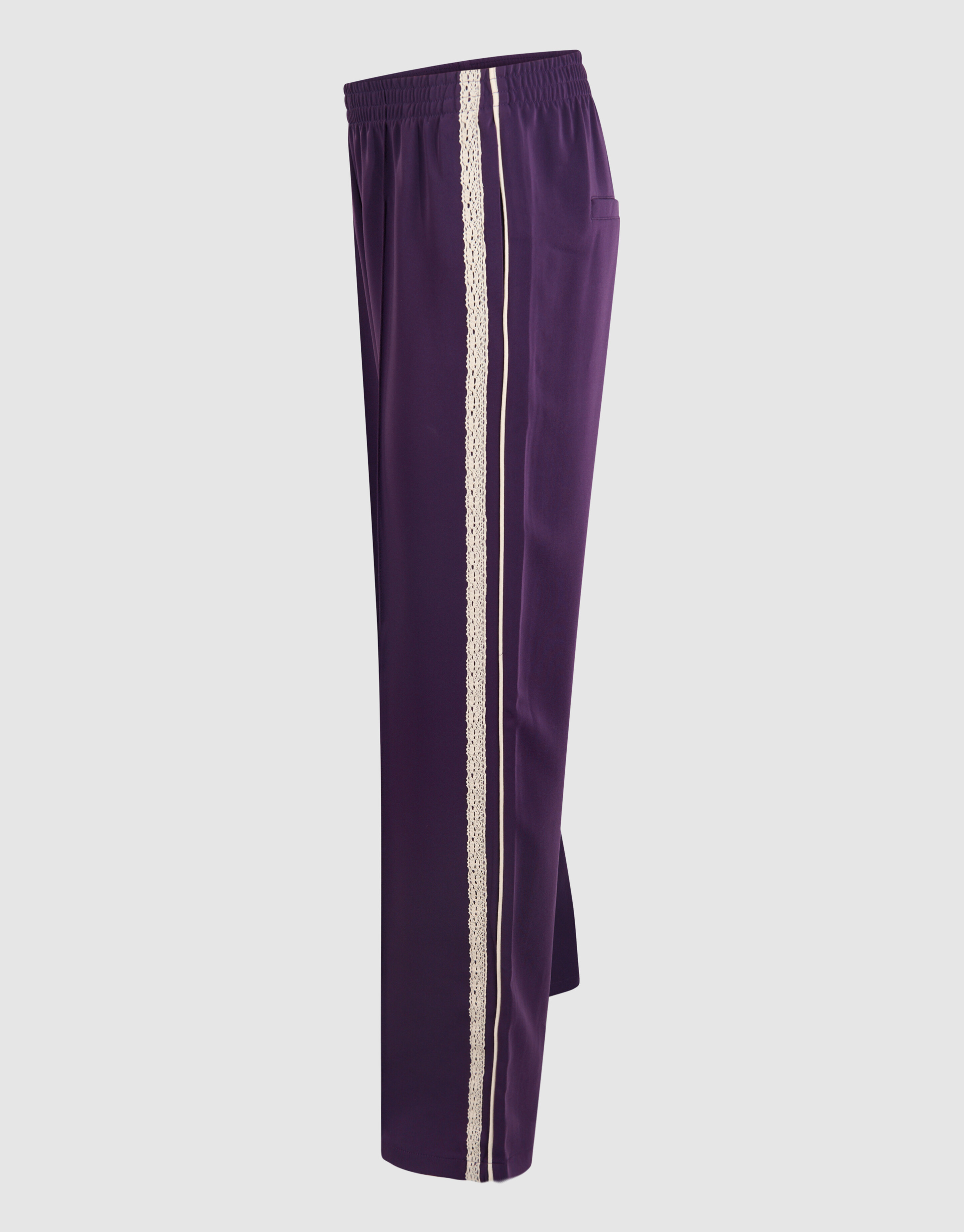 Sportliche Hose mit weitem Bein Dunkelviolett SHOEBY WOMEN