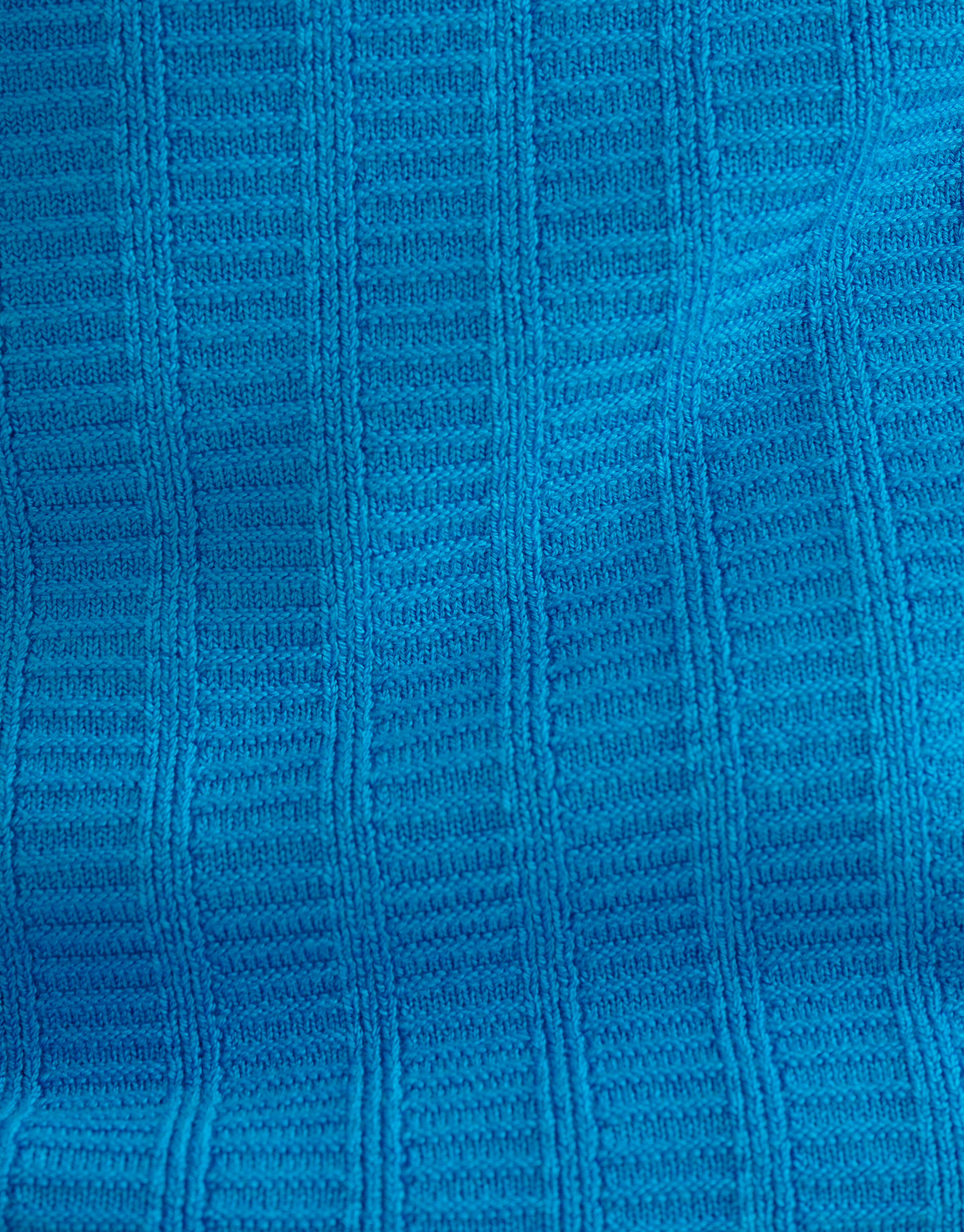 Textur Pullover Blau SHOEBY MEN