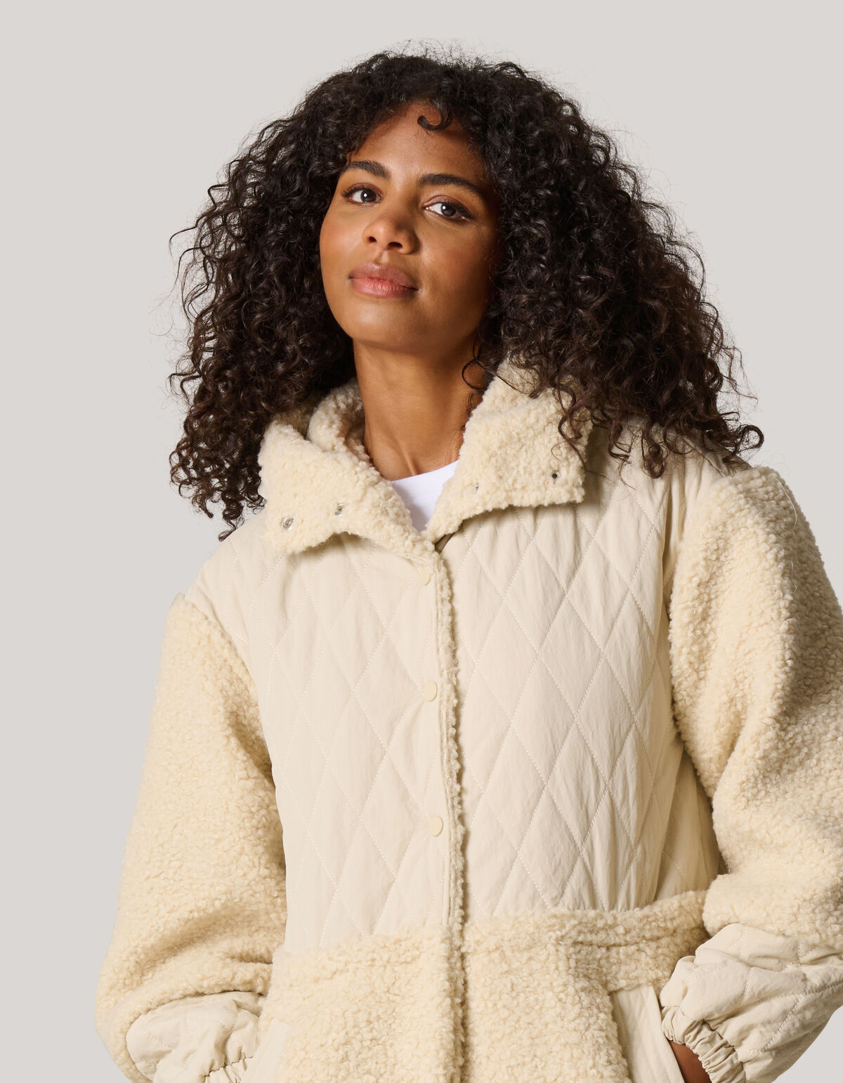 Mix Jacke Off White SHOEBY WOMEN