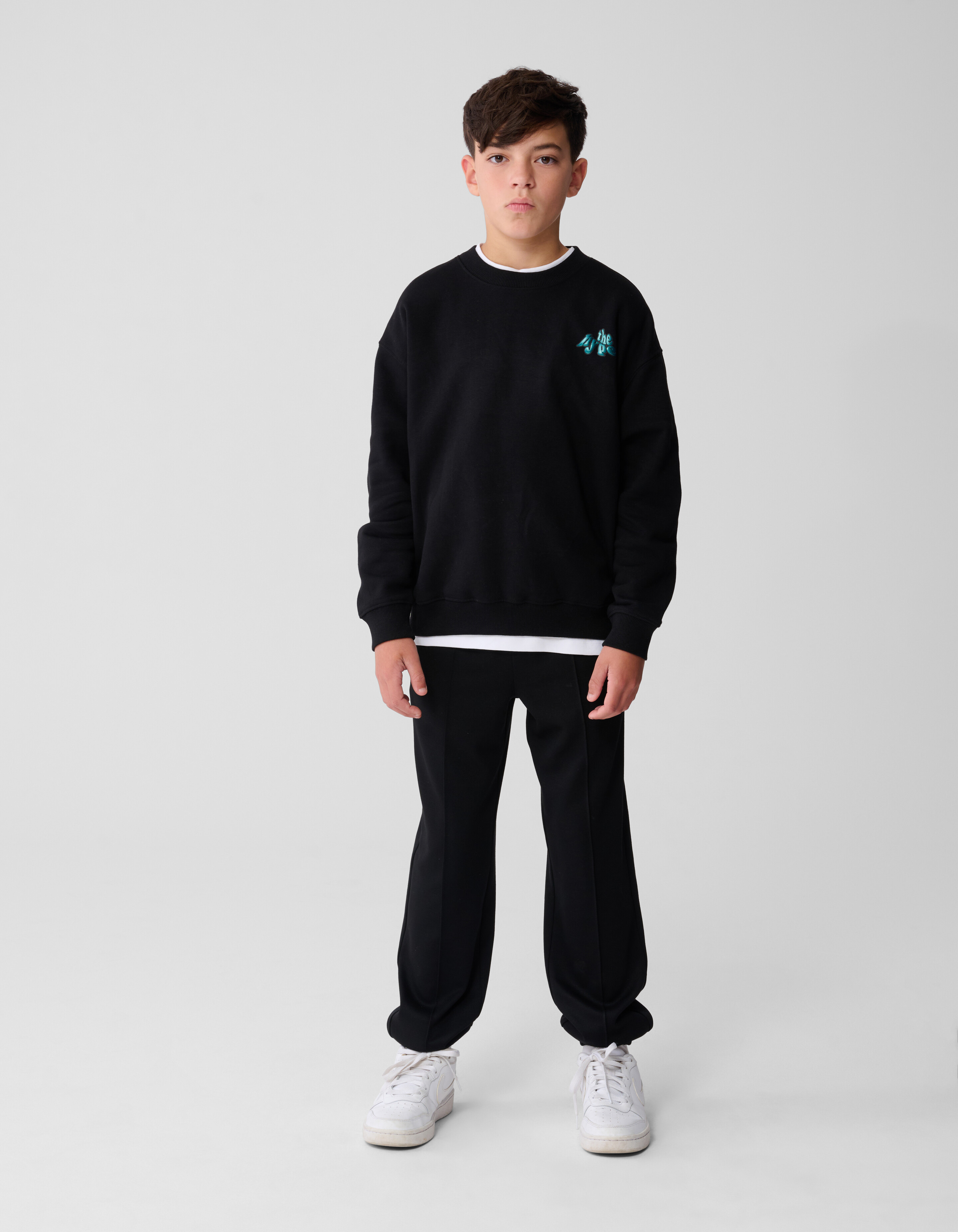 Ausgefallene weite Hose Schwarz SHOEBY BOYS