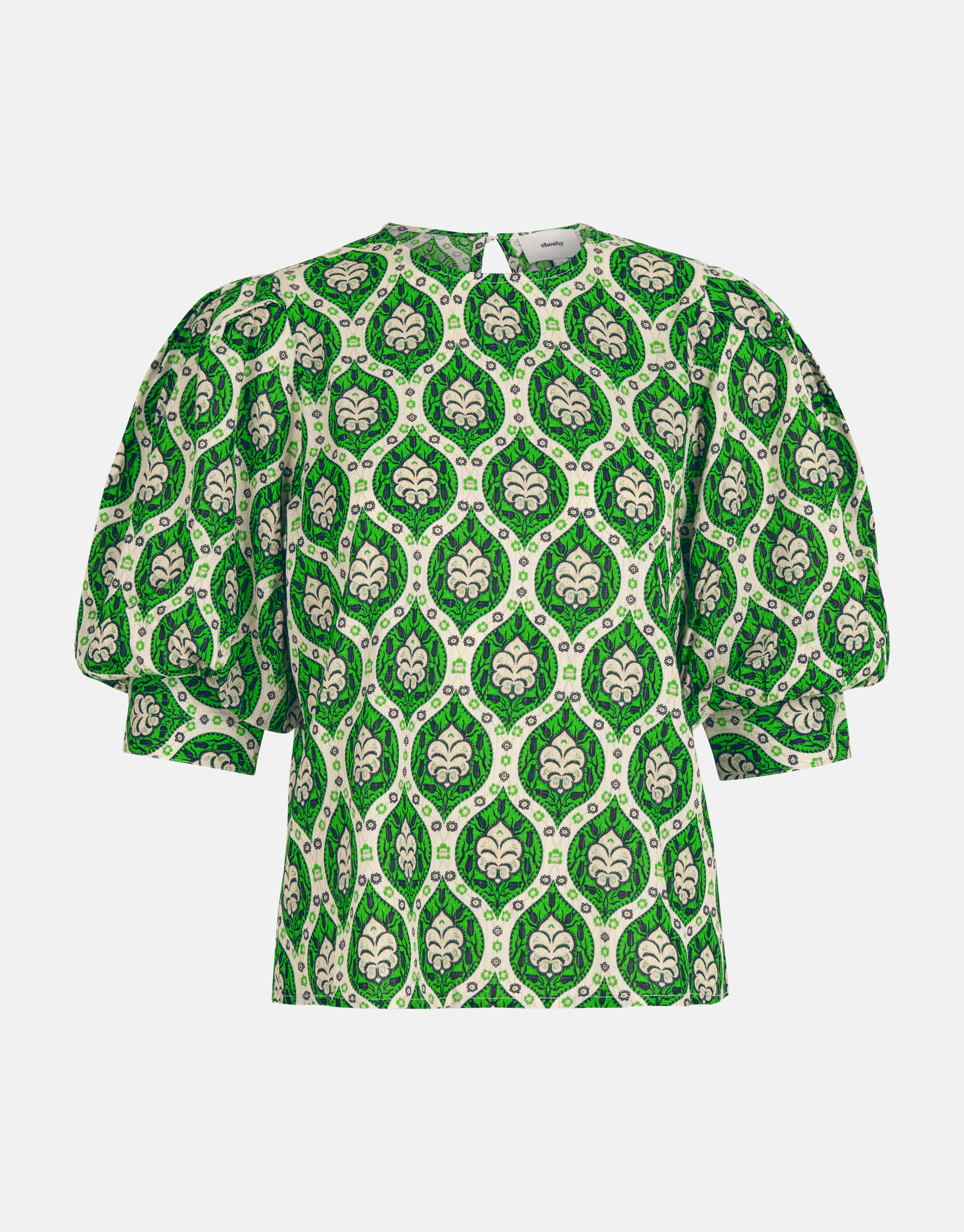 Grafik Lurex Top Grün SHOEBY WOMEN