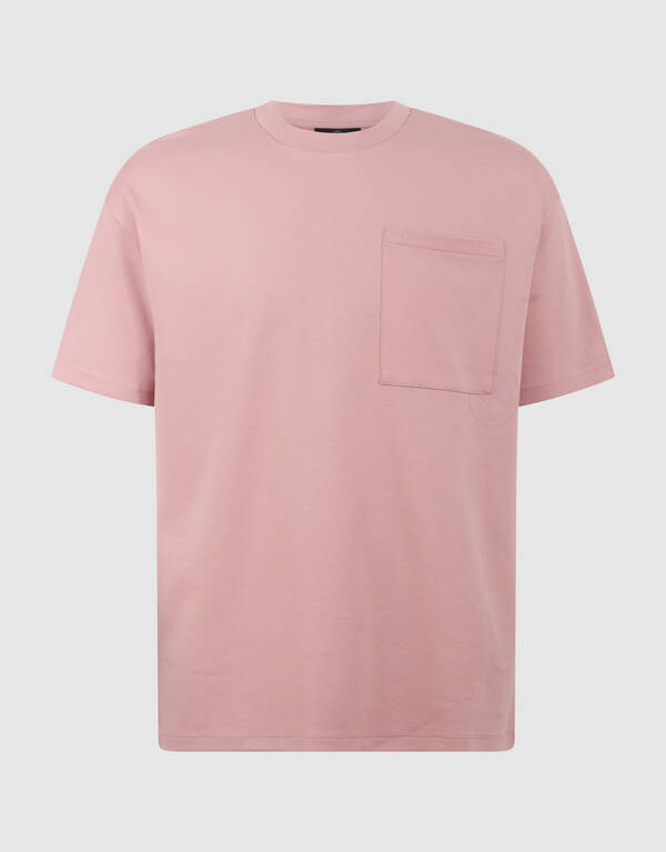 Logo-Taschen-T-Shirt Rosa SHOEBY MEN
