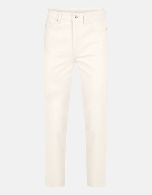 Tapered Fit Jeans Wei&szlig; L29 SHOEBY WOMEN