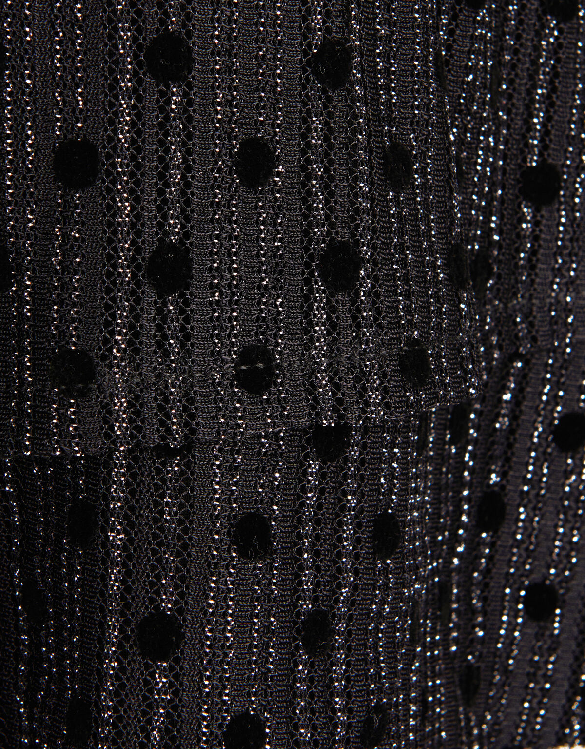 Glitzerndes Mesh-Kleid Schwarz SHOEBY GIRLS