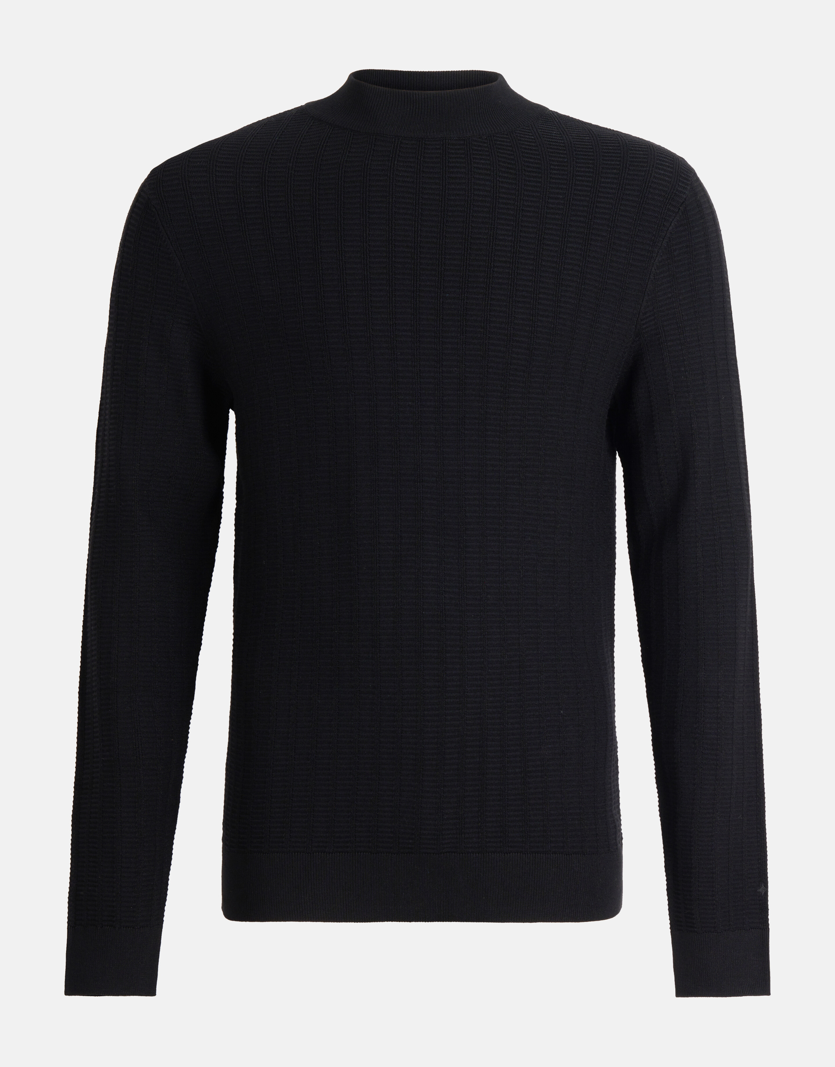 Strukturierter Pullover Schwarz SHOEBY MEN