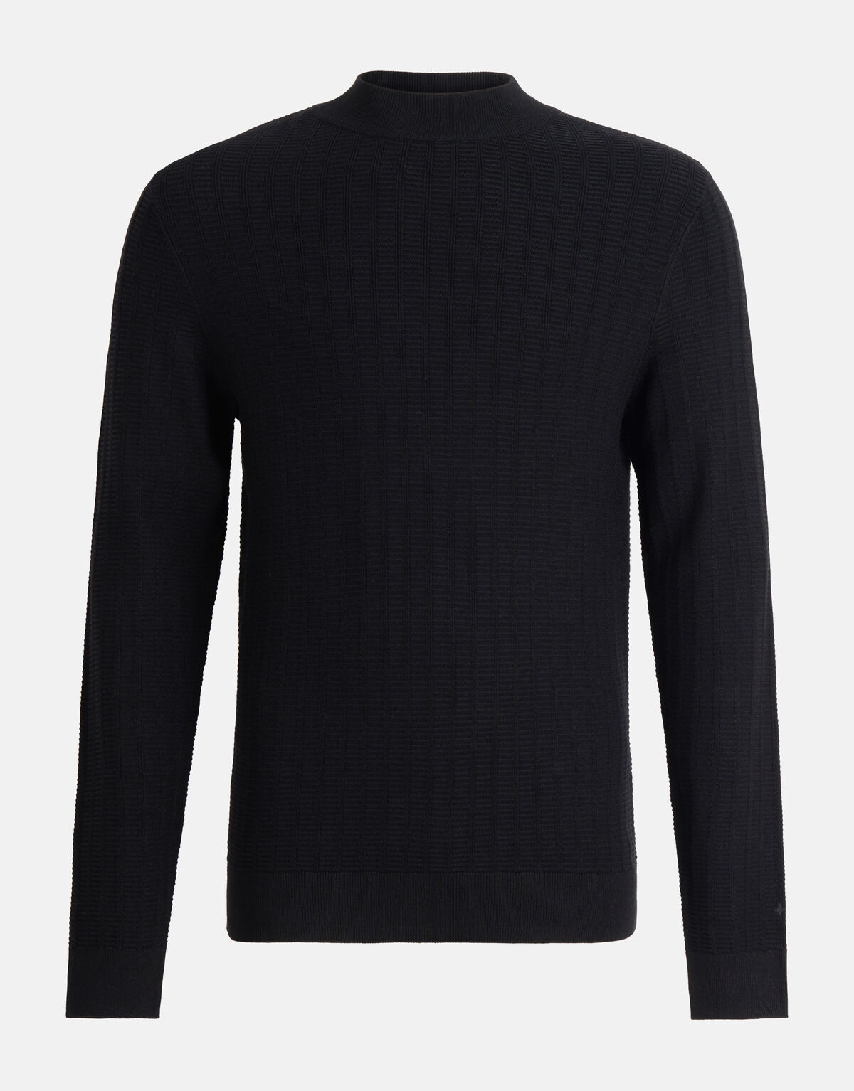Strukturierter Pullover Schwarz SHOEBY MEN