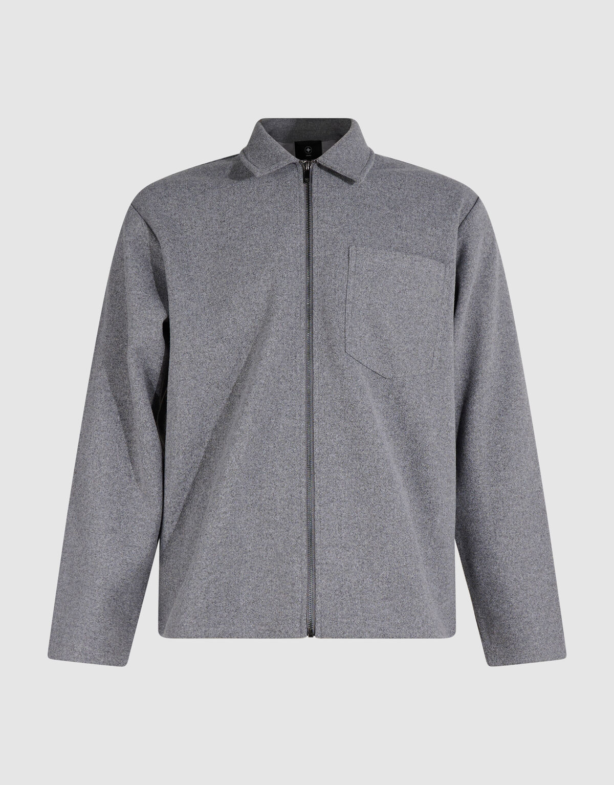 Melange Overshirt Grau SHOEBY MEN