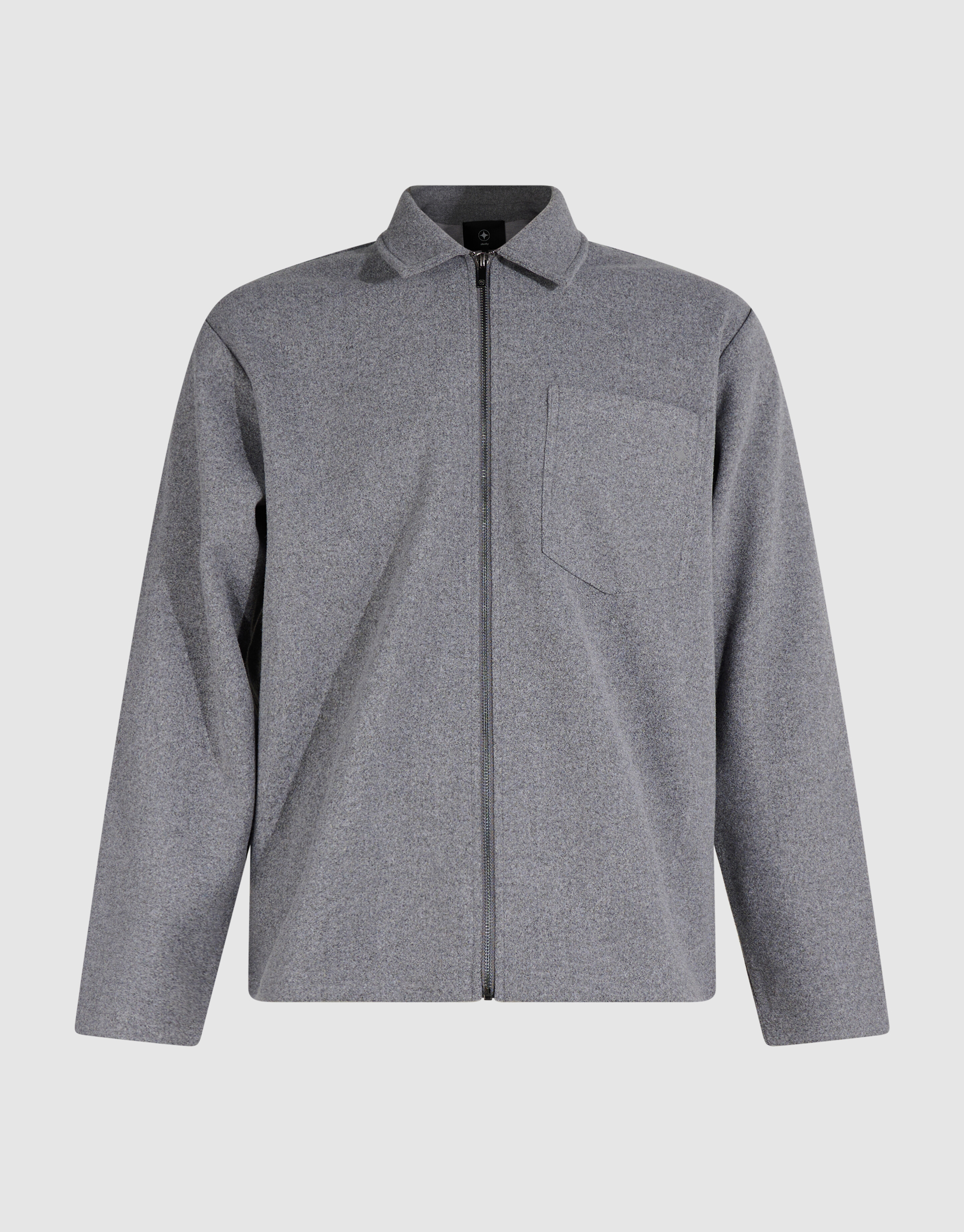 Melange Overshirt Grau SHOEBY MEN