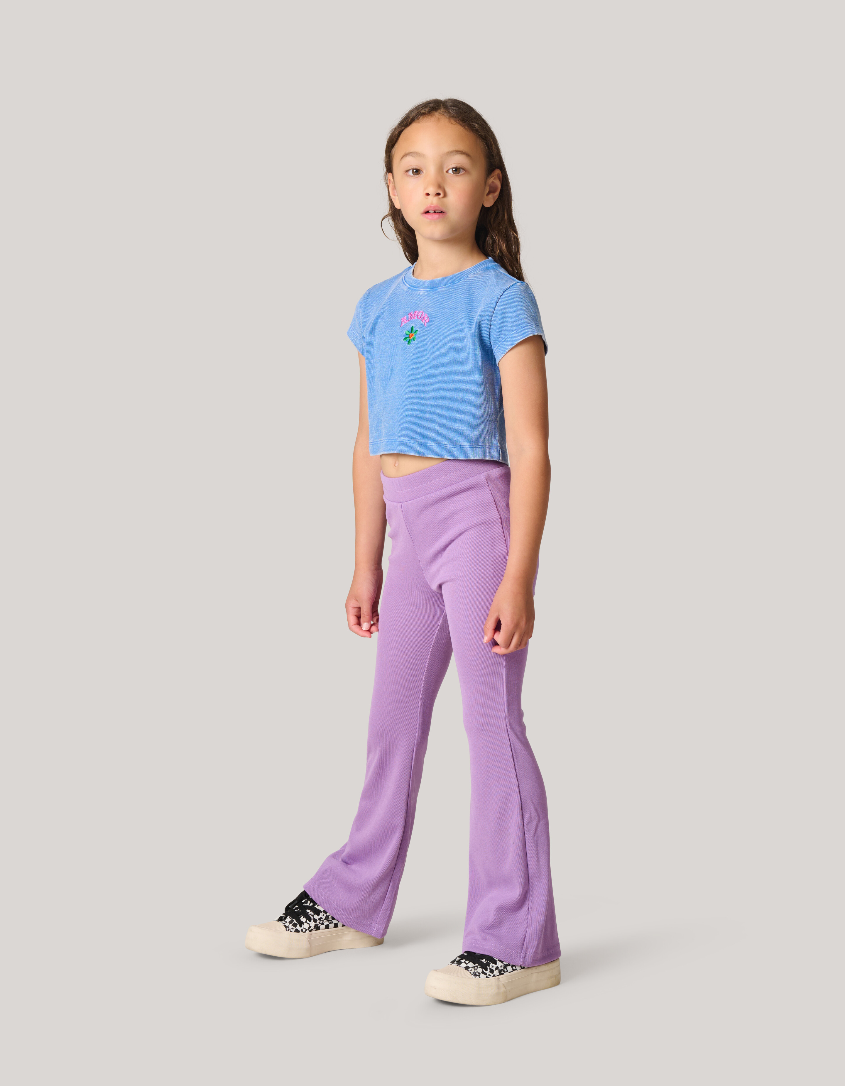 Ausgestellte Legging Hellviolett SHOEBY GIRLS